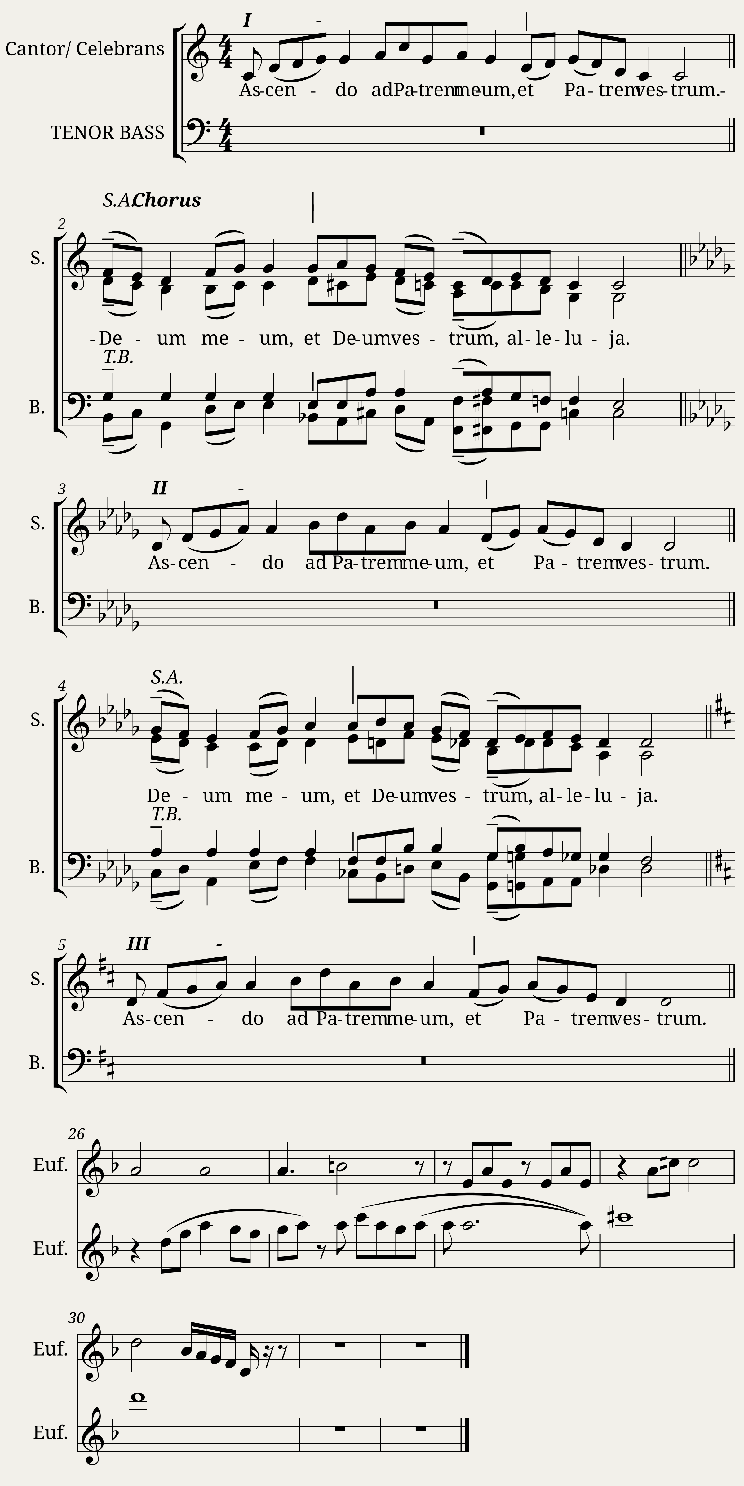 Post processionem in Ascensione Domini - Anonymous (Gregorian chant)