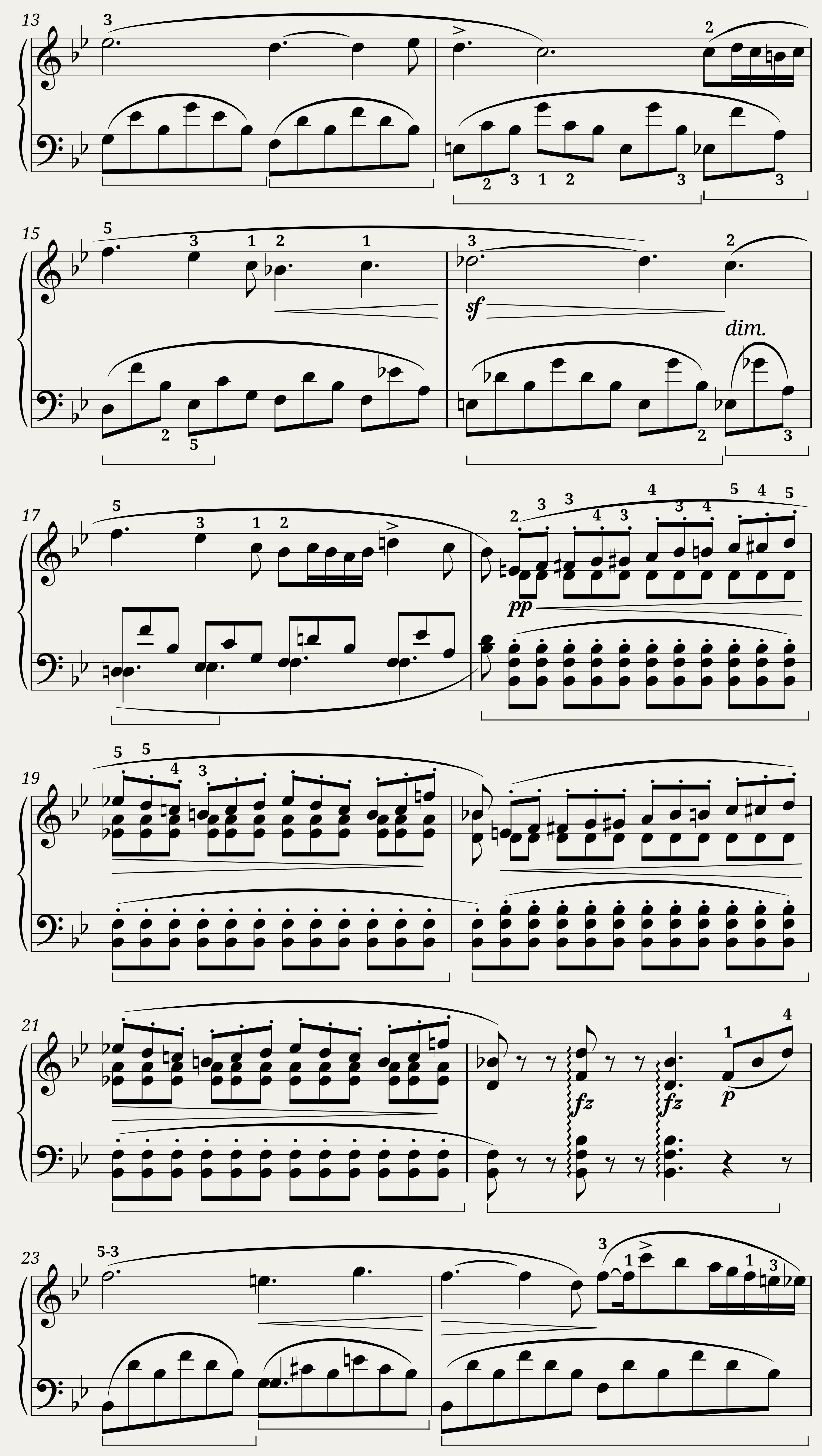 Nocturne No.5 - H.37 - John Field - Edited by Liszt — 2/3