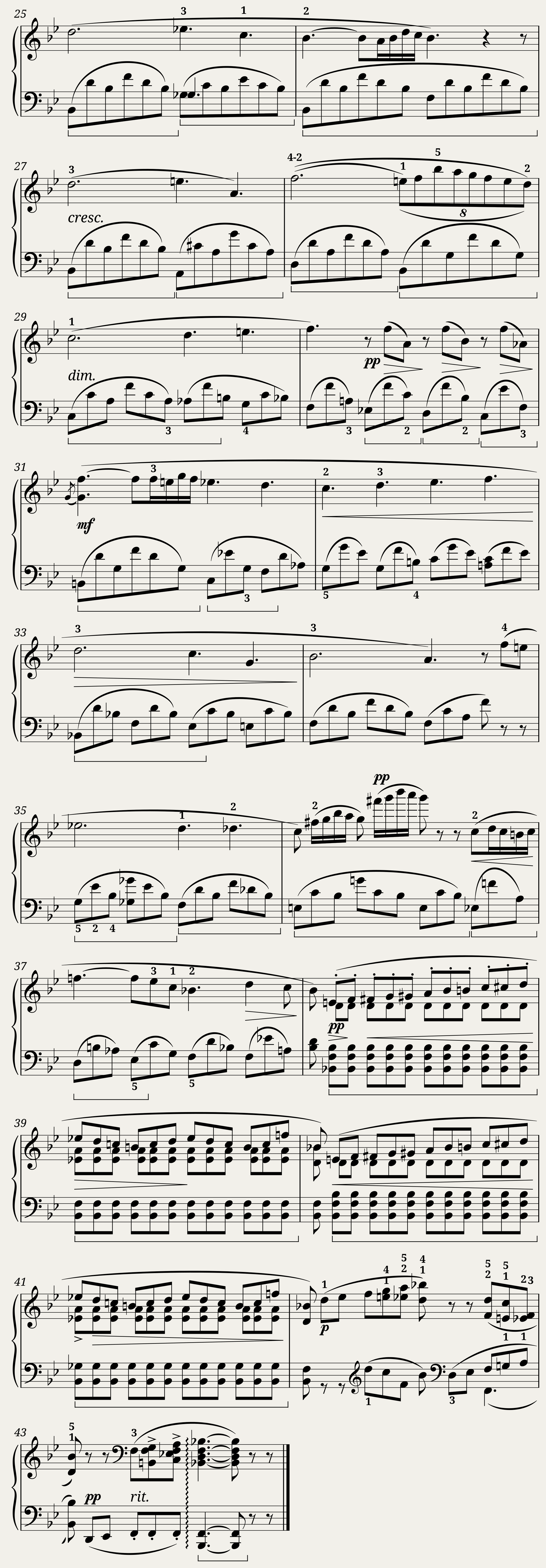 Nocturne No.5 - H.37 - John Field - Edited by Liszt — 3/3