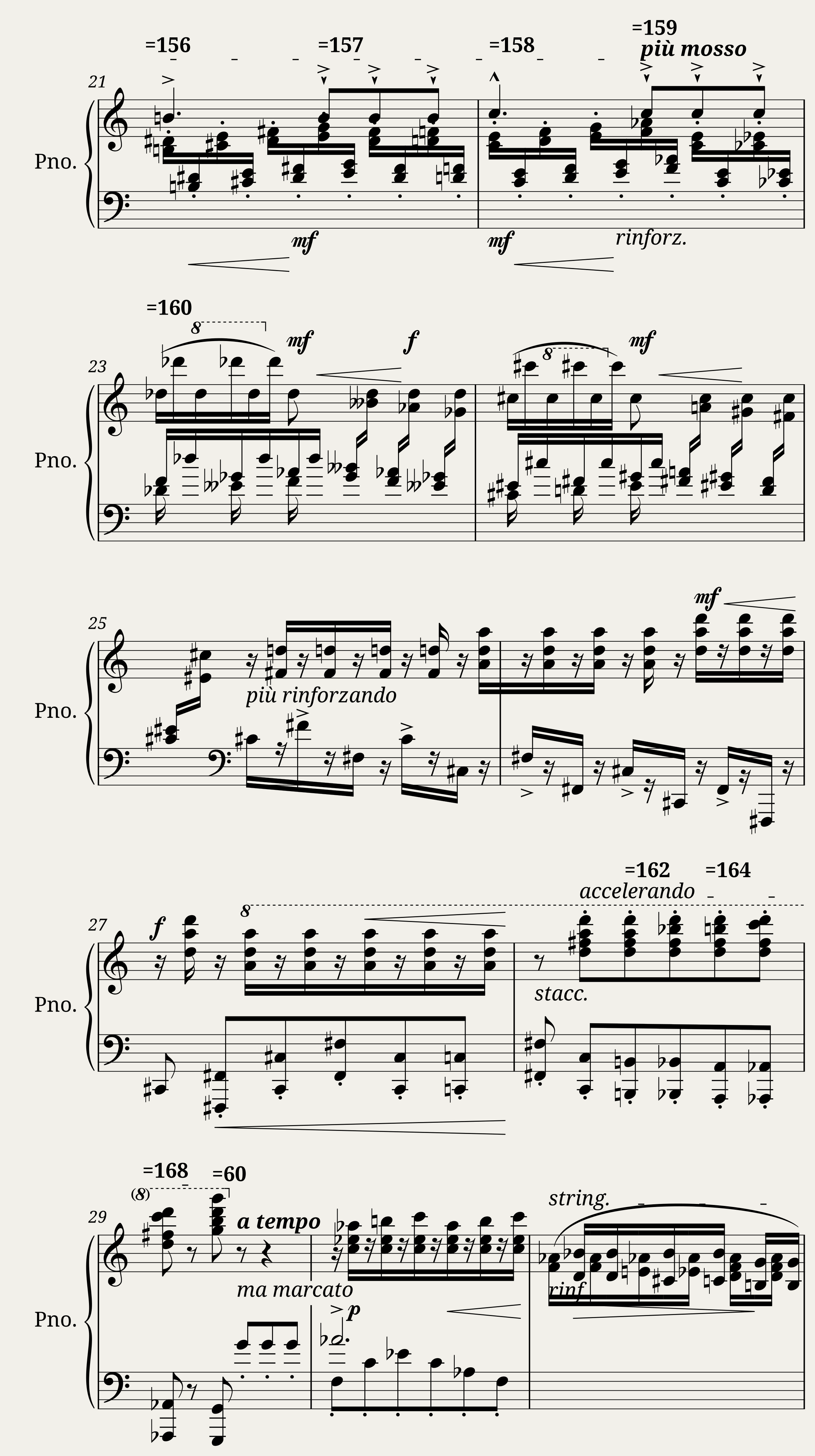 Franz Liszt: Transcendental Étude No.2 in A minor Fusées — 2/6
