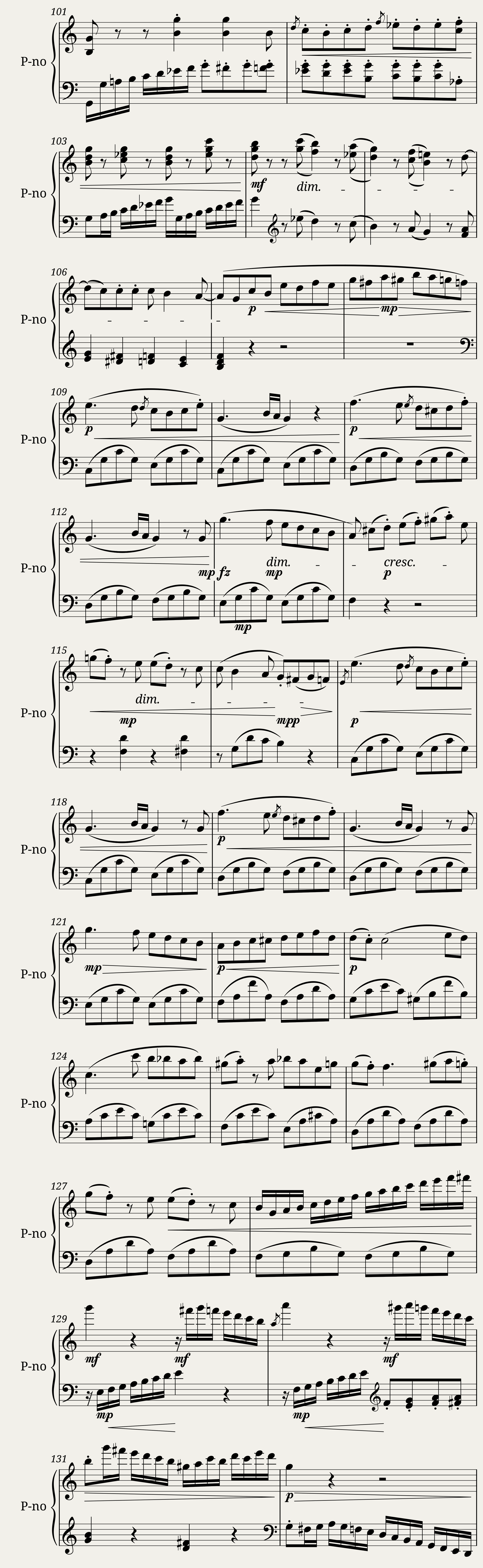 Piano Sonata in C major — 6/9