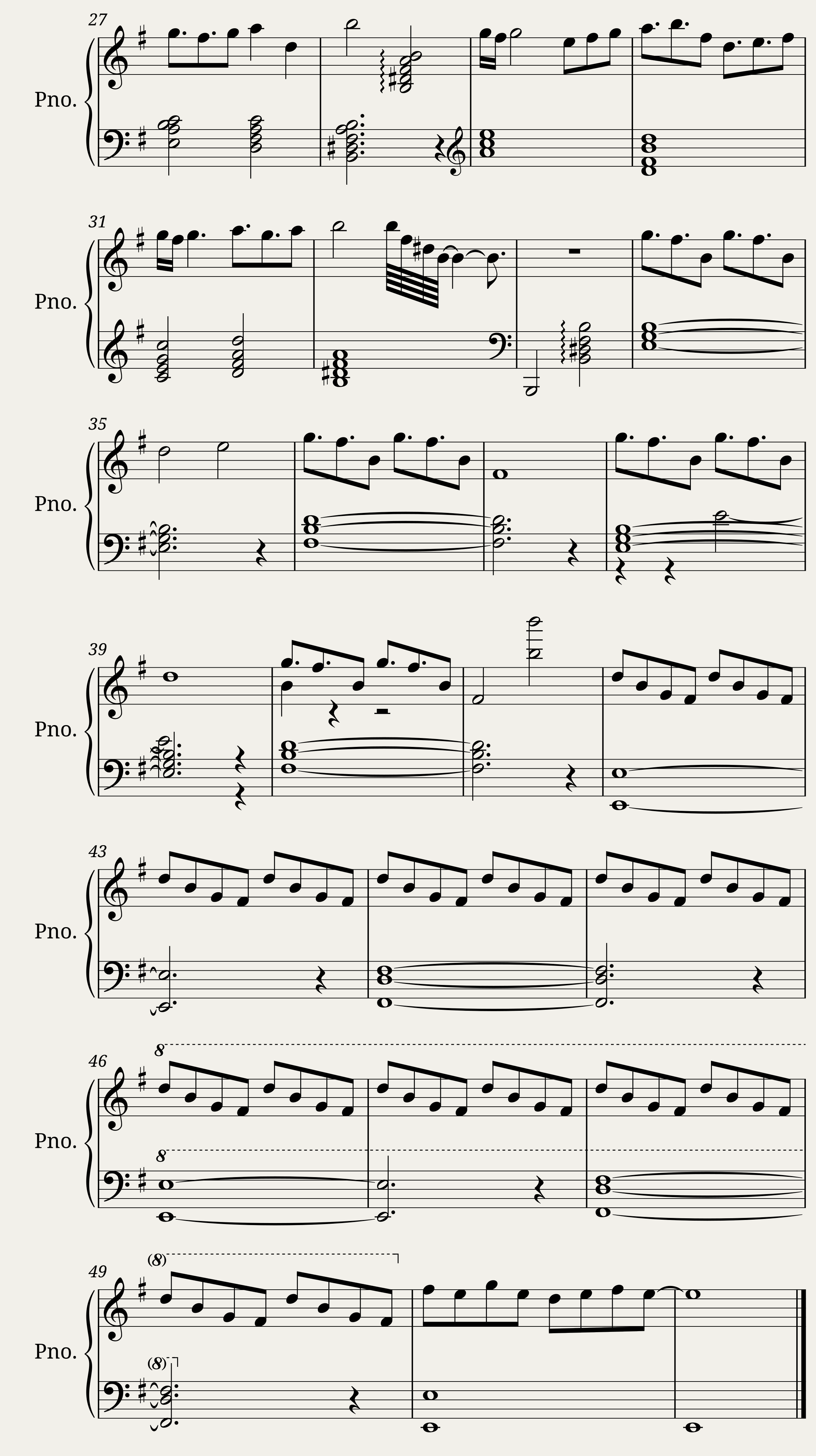 Aya's Theme - Wind God Girl (low octave) — 2/2