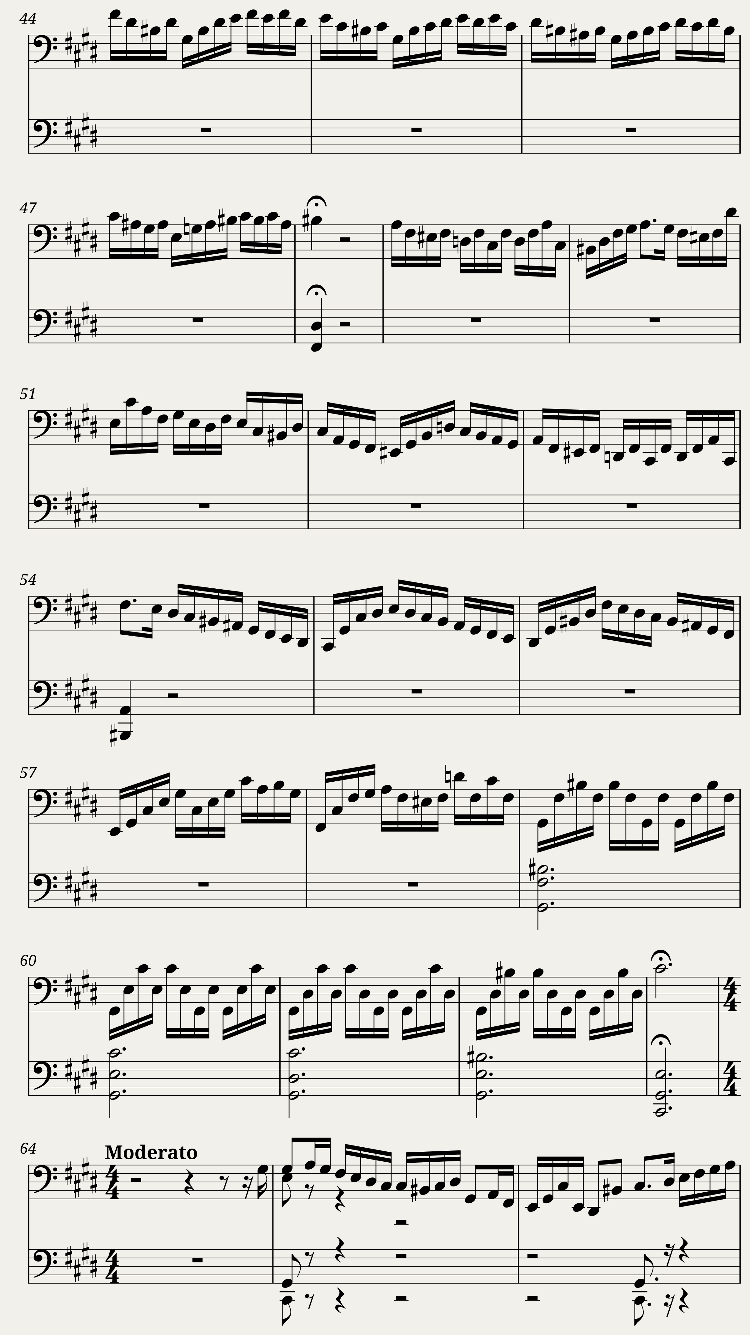 BWV 1000: Fugue in G minor (Lute sound) — 3/6