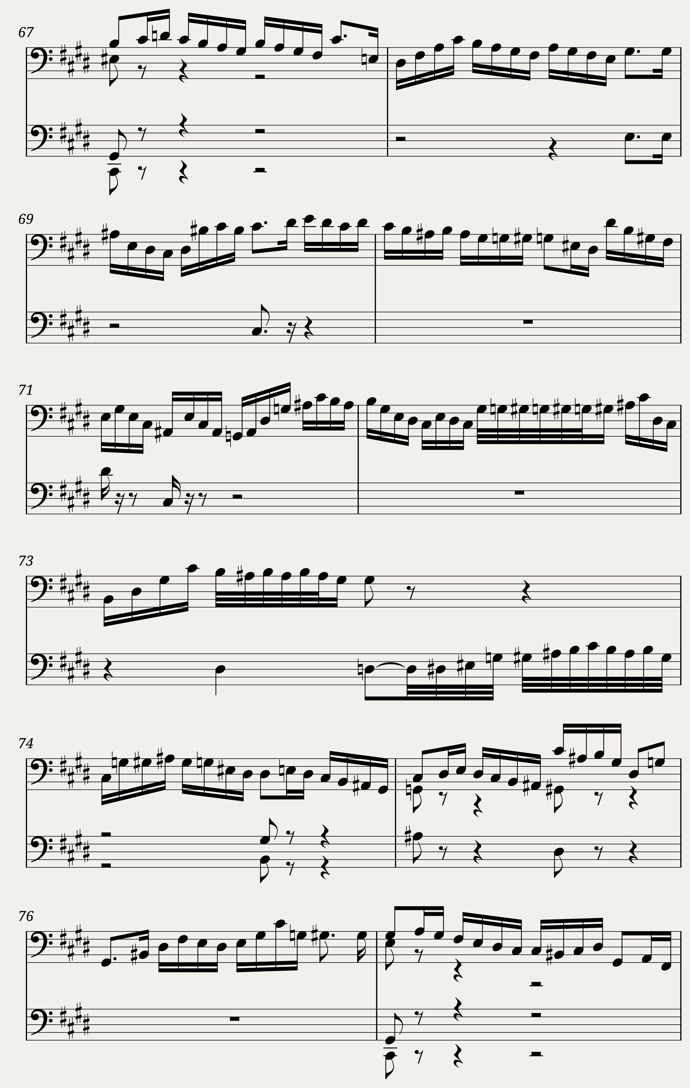 BWV 1000: Fugue in G minor (Lute sound) — 4/6