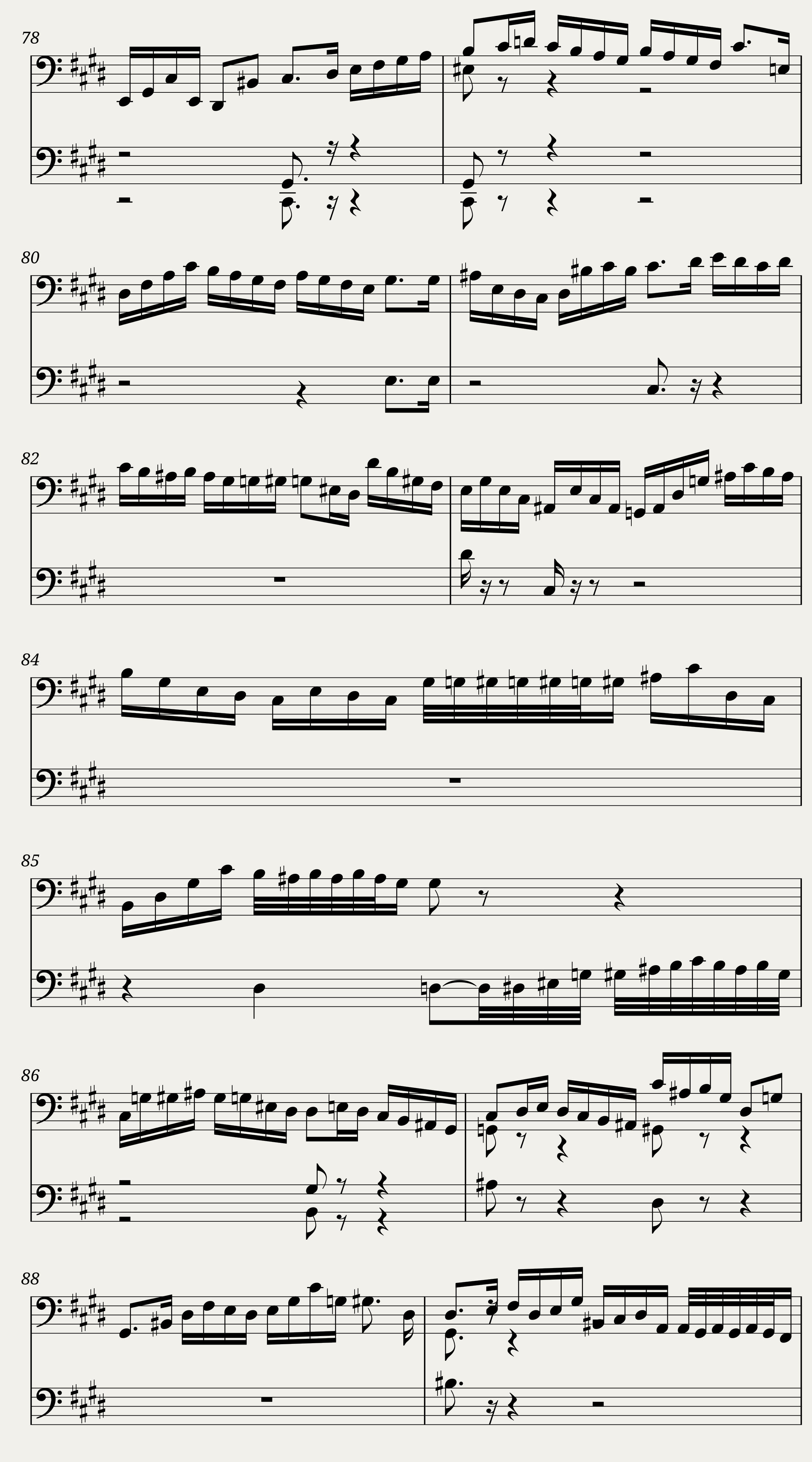 BWV 1000: Fugue in G minor (Lute sound) — 5/6
