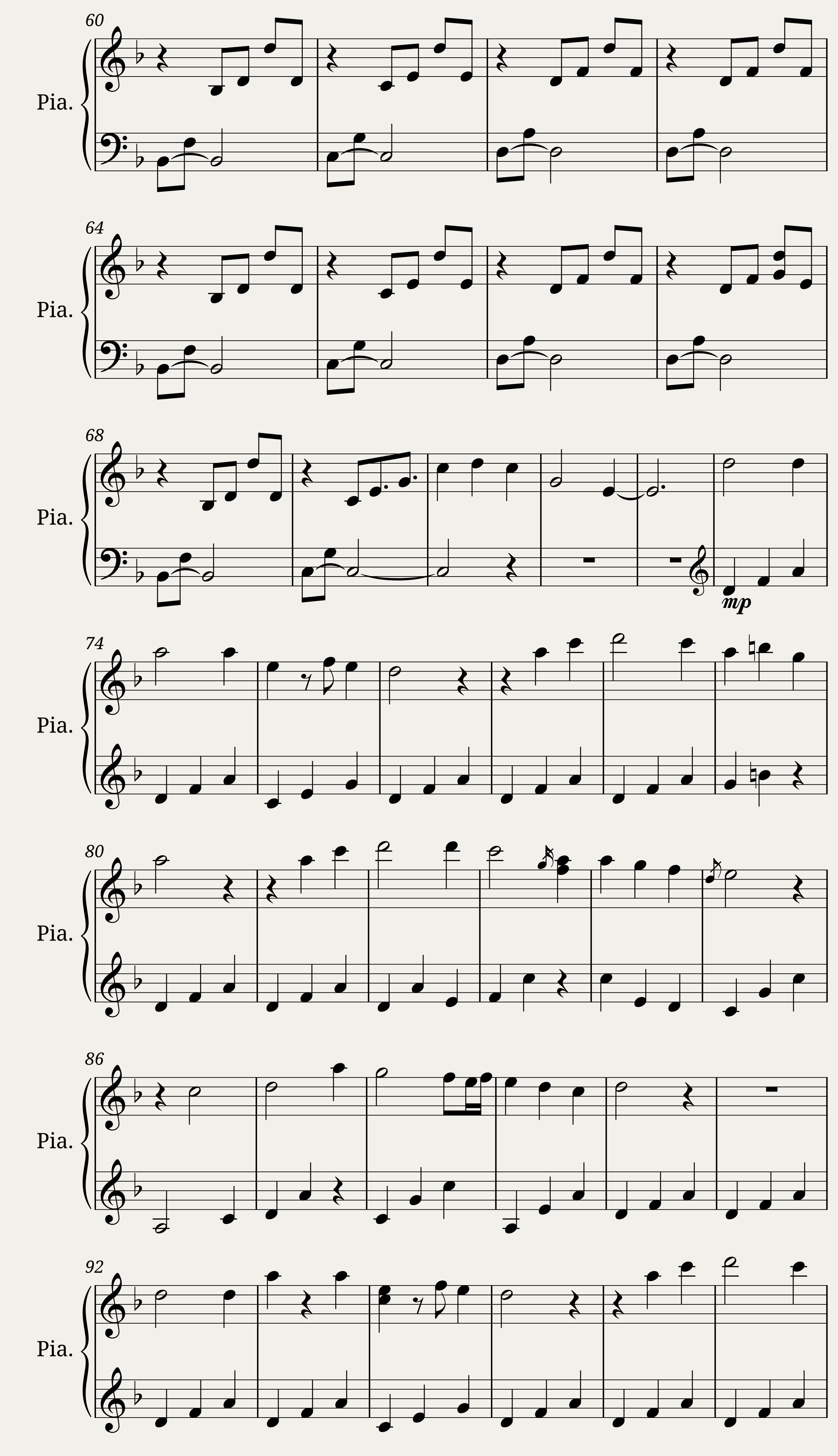 Scarborough fair piano solo — 3/4