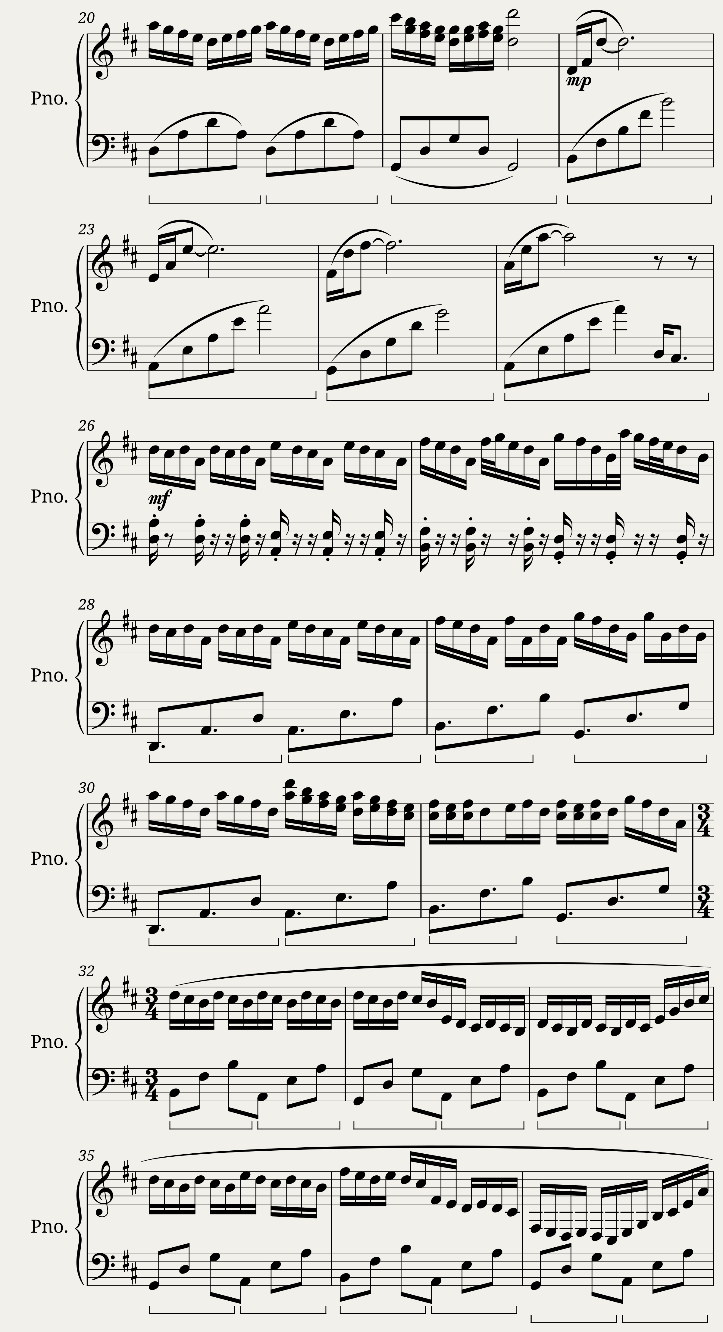 Bamboo Cutting (LoZ Skyward Sword) Piano sheet music — 2/2