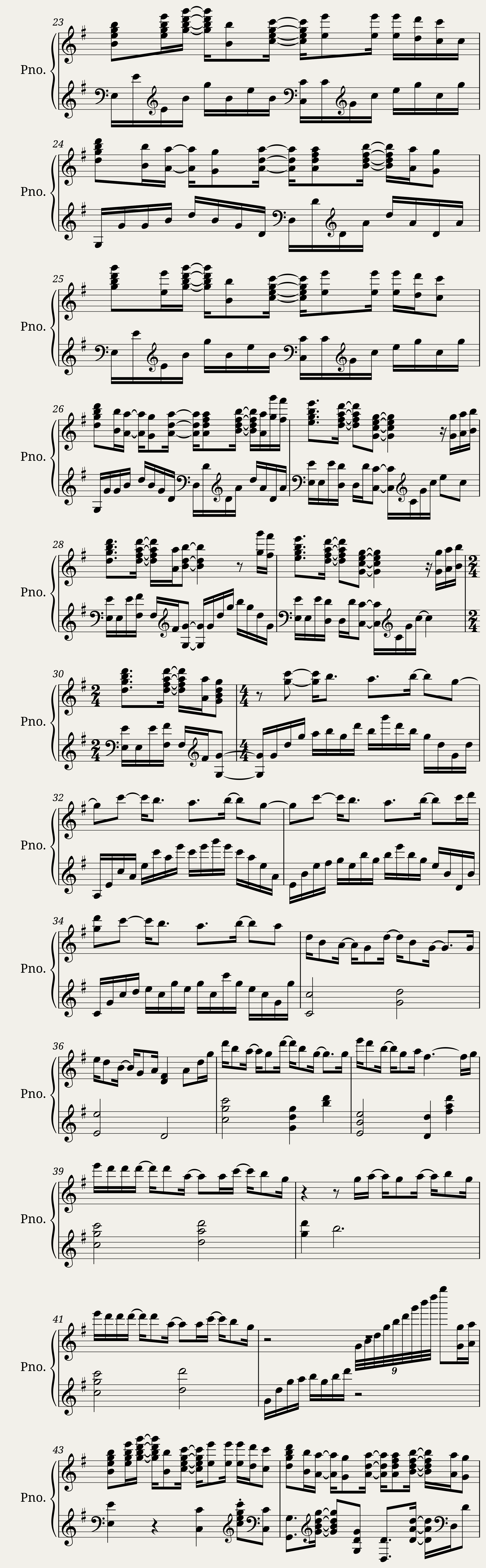 Theme of King JJ in G — 2/3
