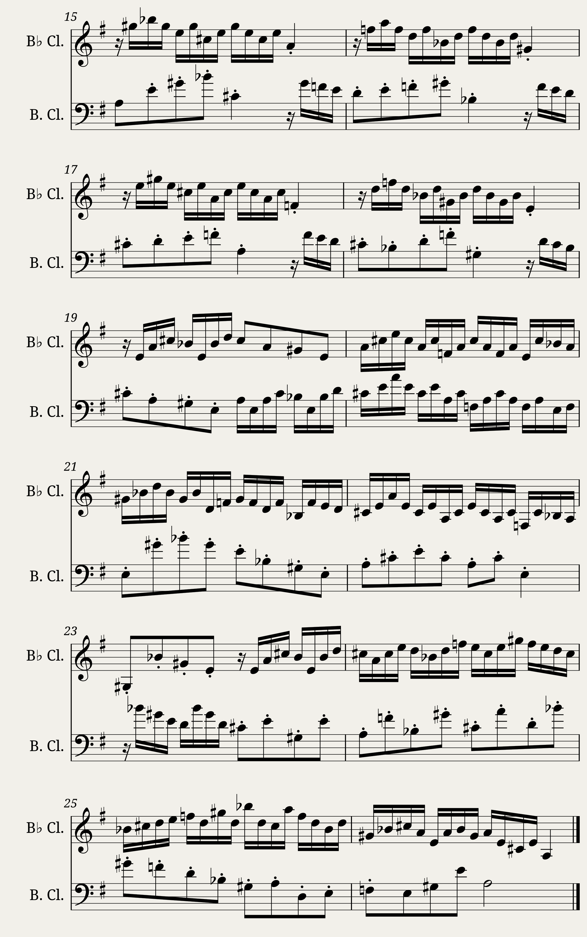 Bwv784 Persianized Invention no13 Gypsy scale clarinet — 2/2