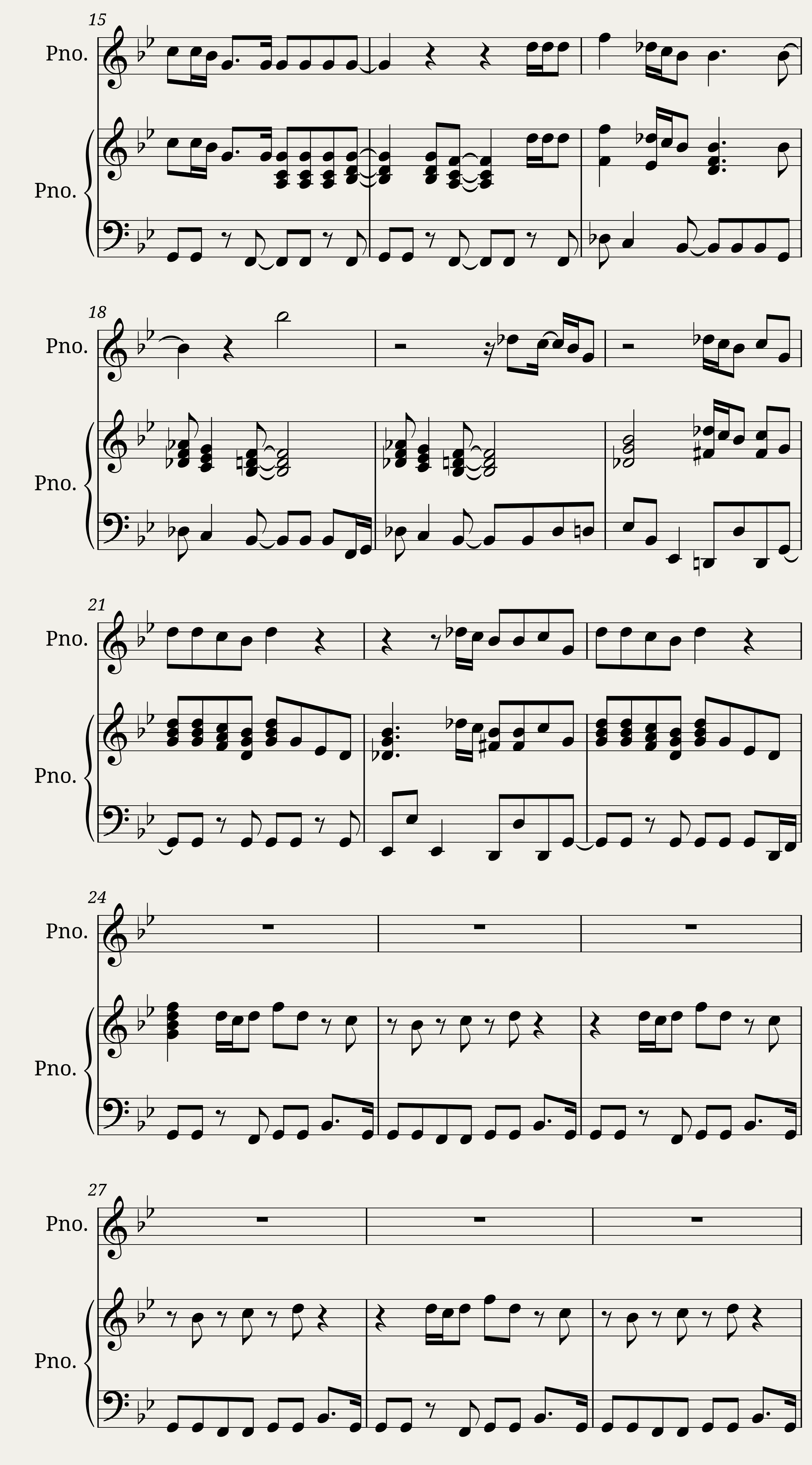 There will never be another you solo — 2/2
