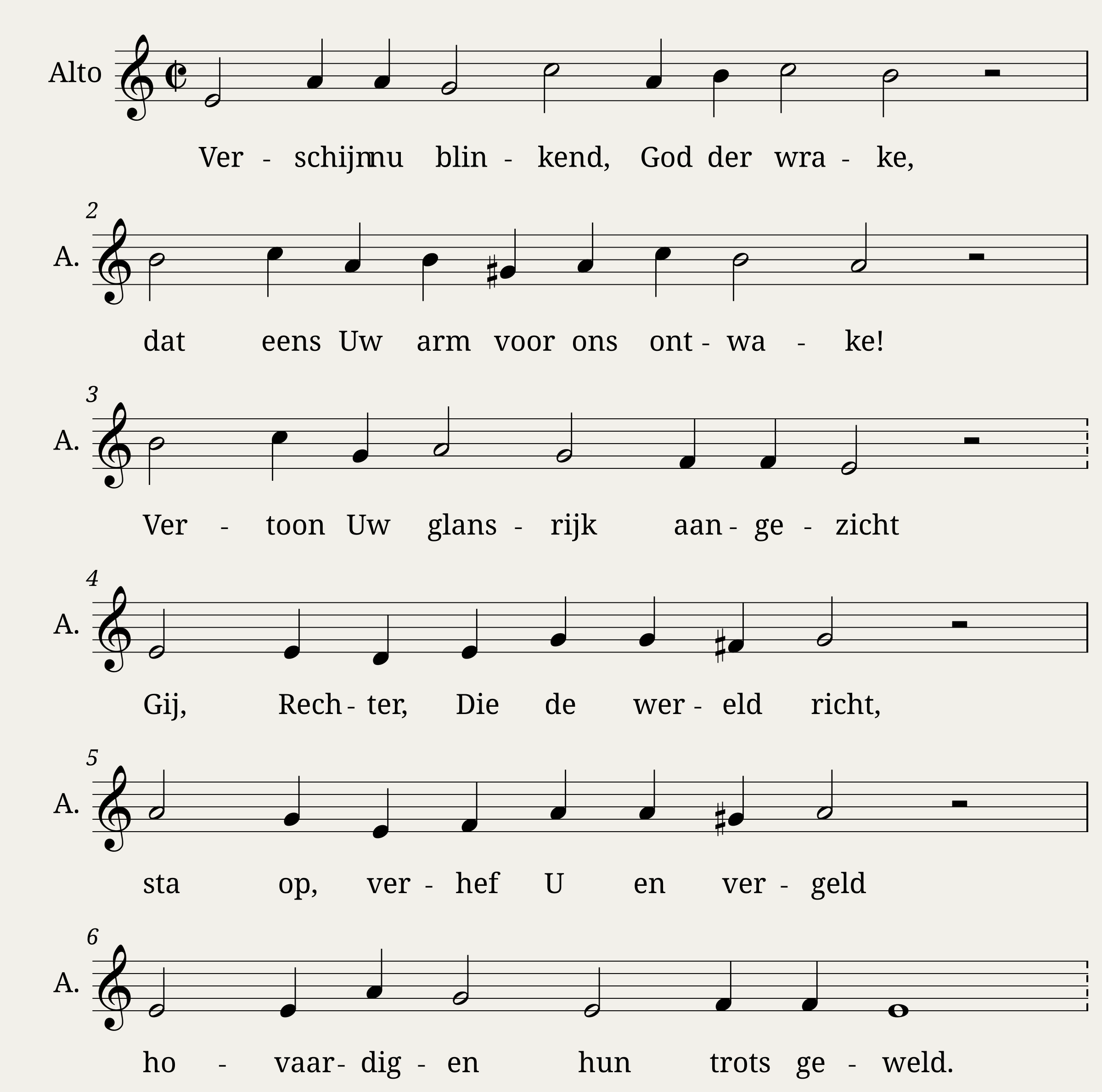 Psalm 94 - Verschijn nu blinkend God der wrake