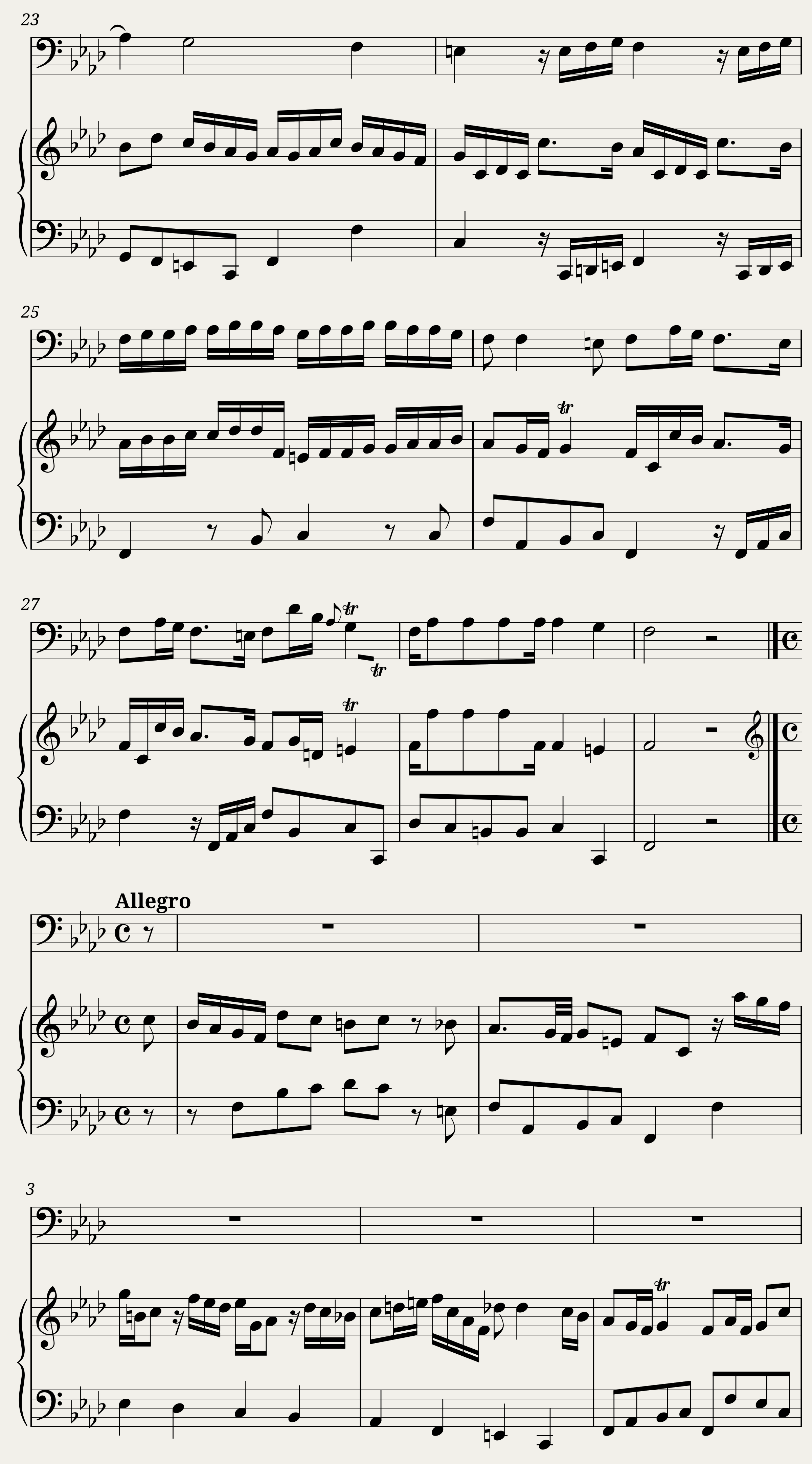 Christian Petzold - Fugue in F Major — 3/5