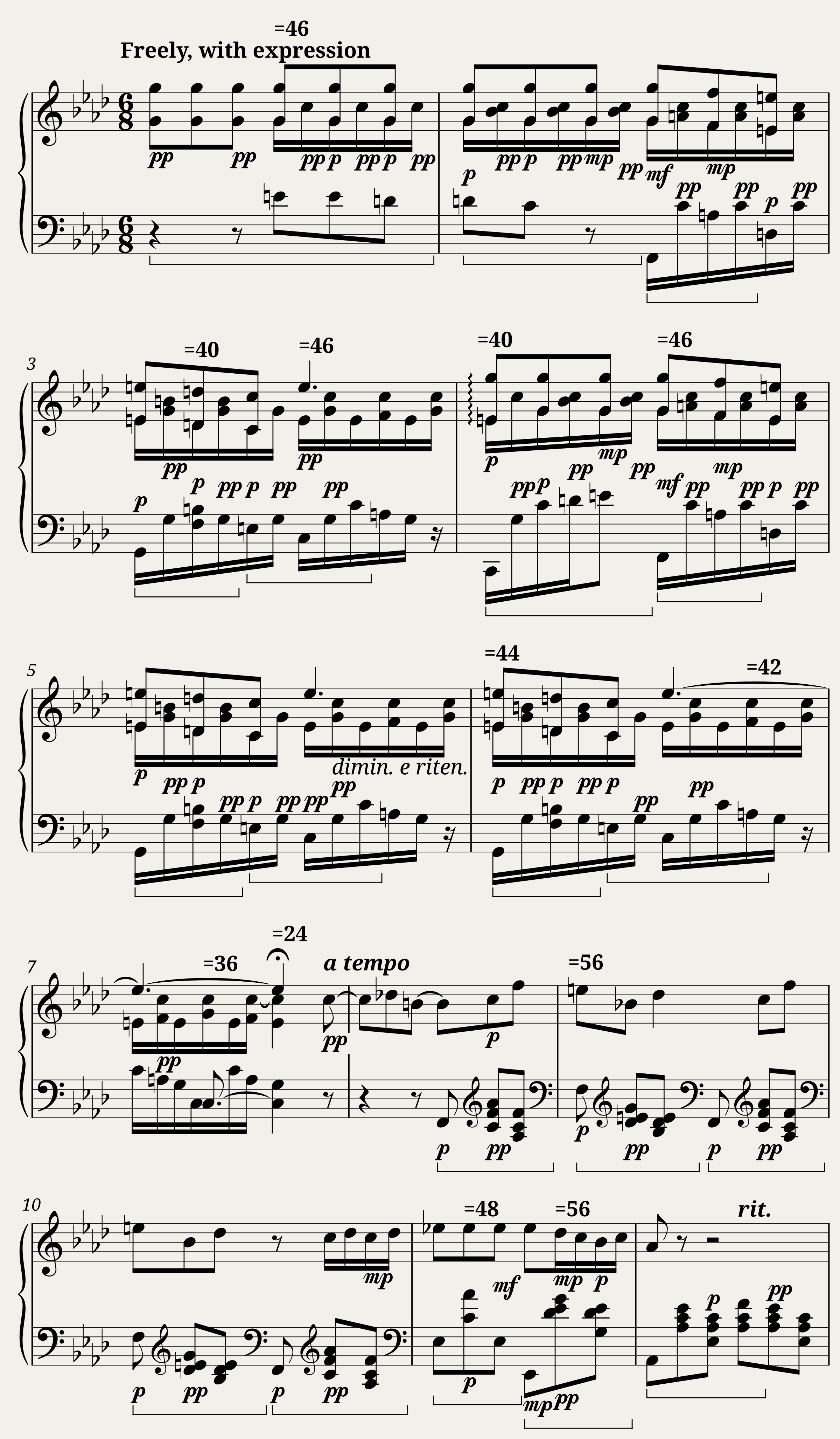 Chopin Ballade No. 4 (Piano solo) — 1/17