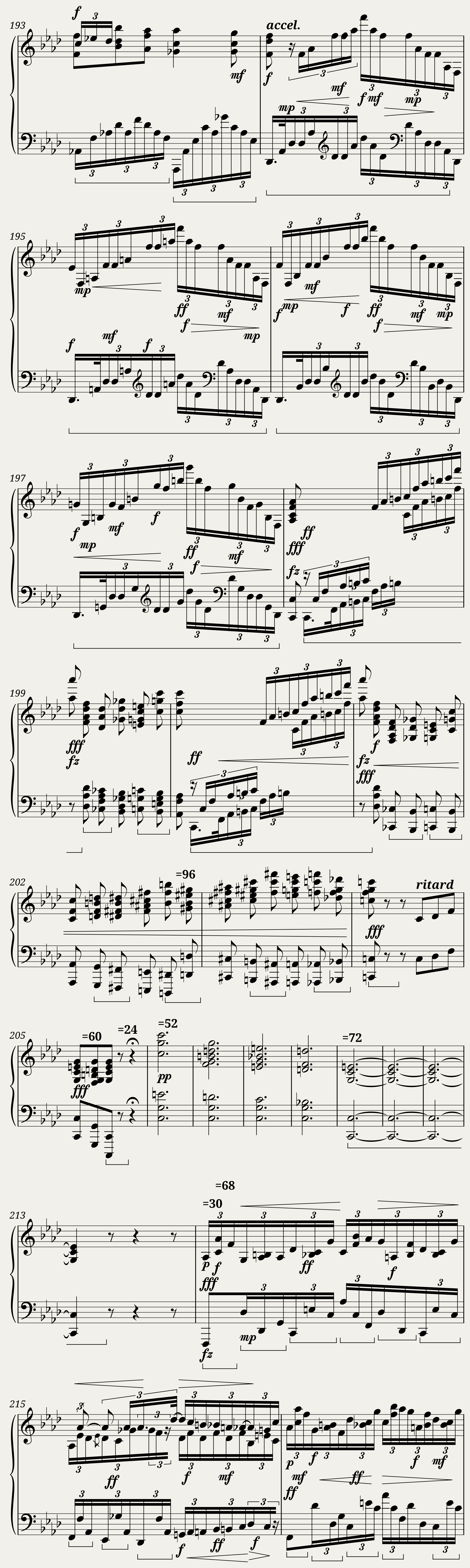Chopin Ballade No. 4 (Piano solo) — 14/17