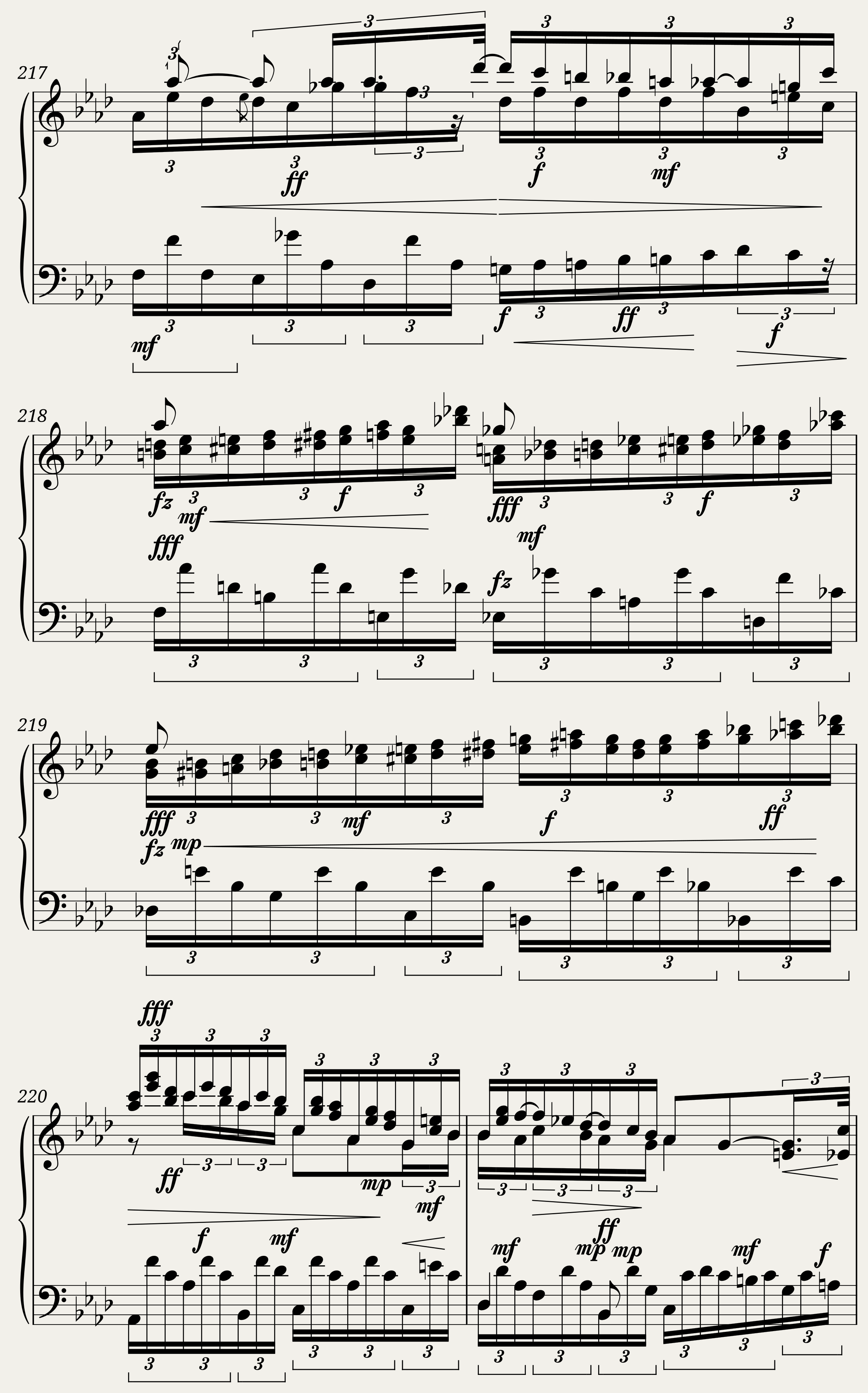 Chopin Ballade No. 4 (Piano solo) — 15/17