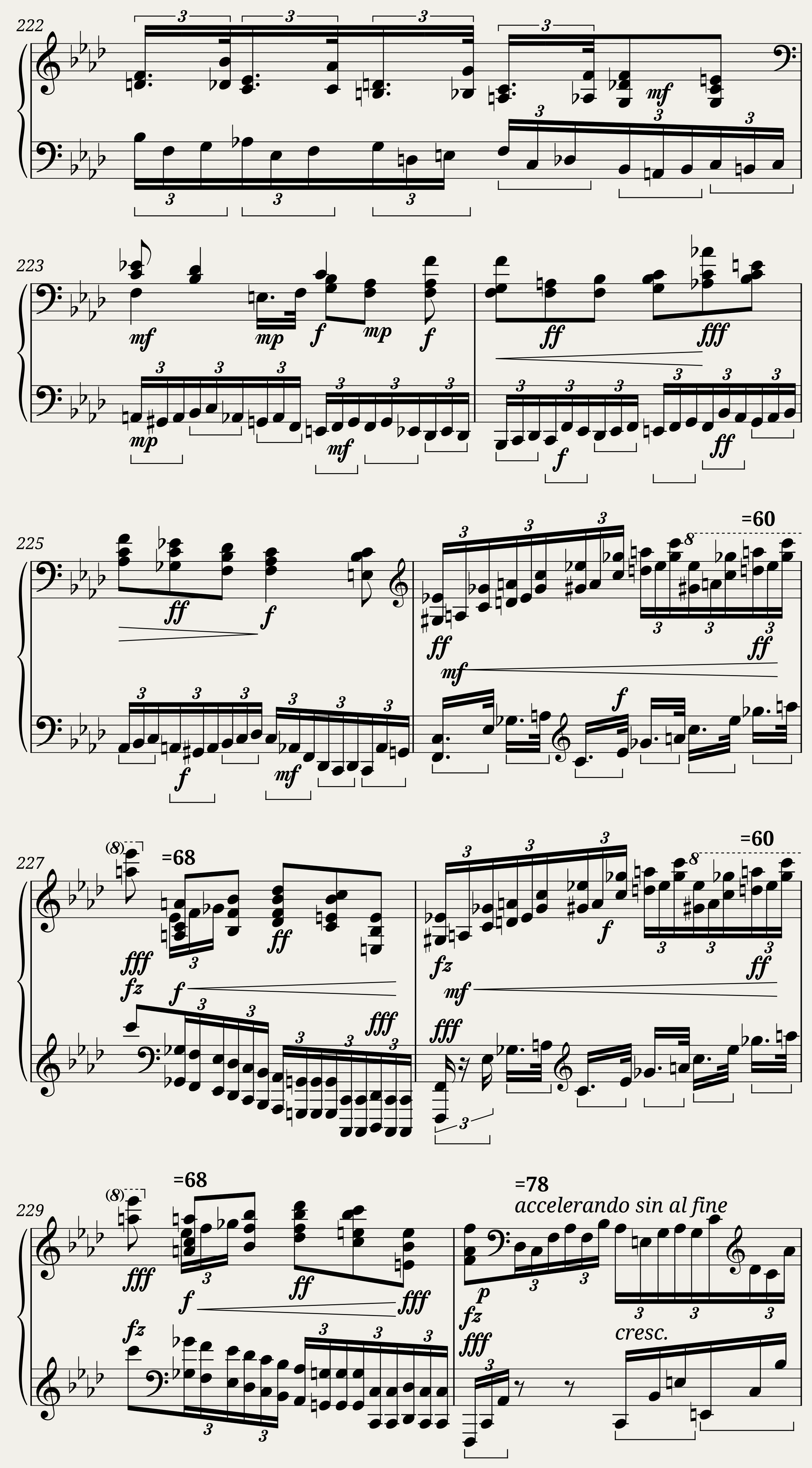 Chopin Ballade No. 4 (Piano solo) — 16/17