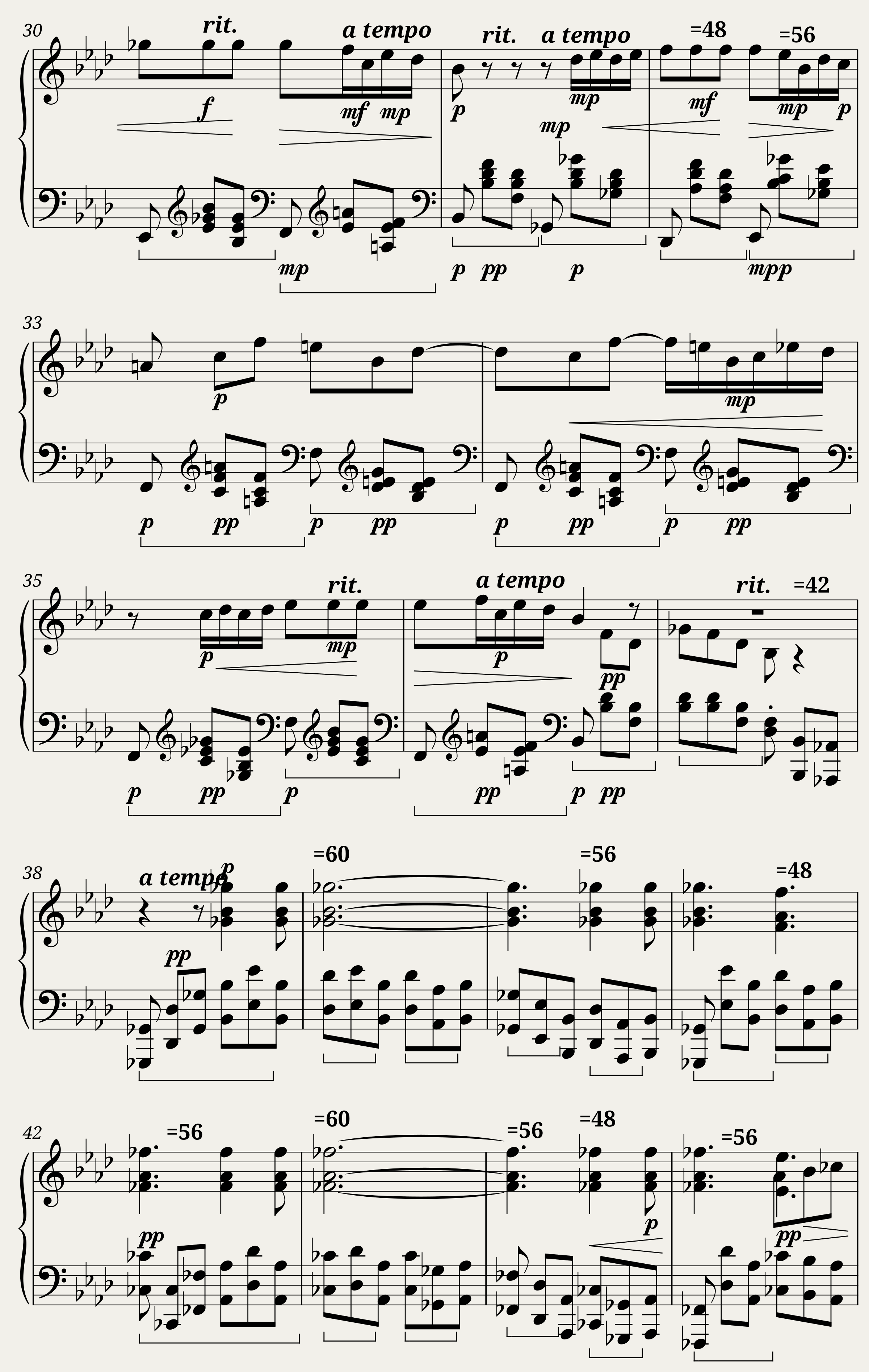 Chopin Ballade No. 4 (Piano solo) — 3/17