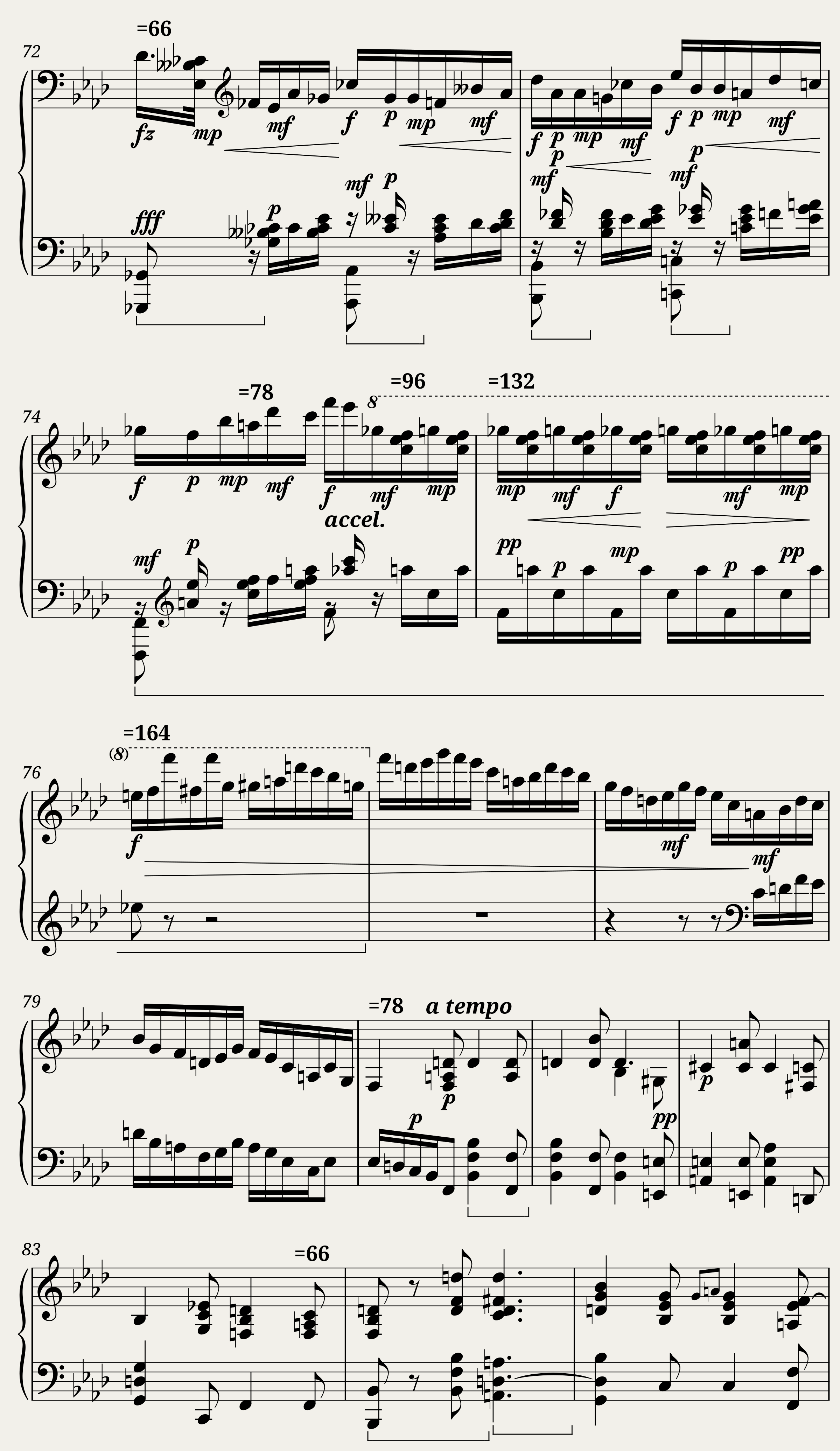 Chopin Ballade No. 4 (Piano solo) — 6/17