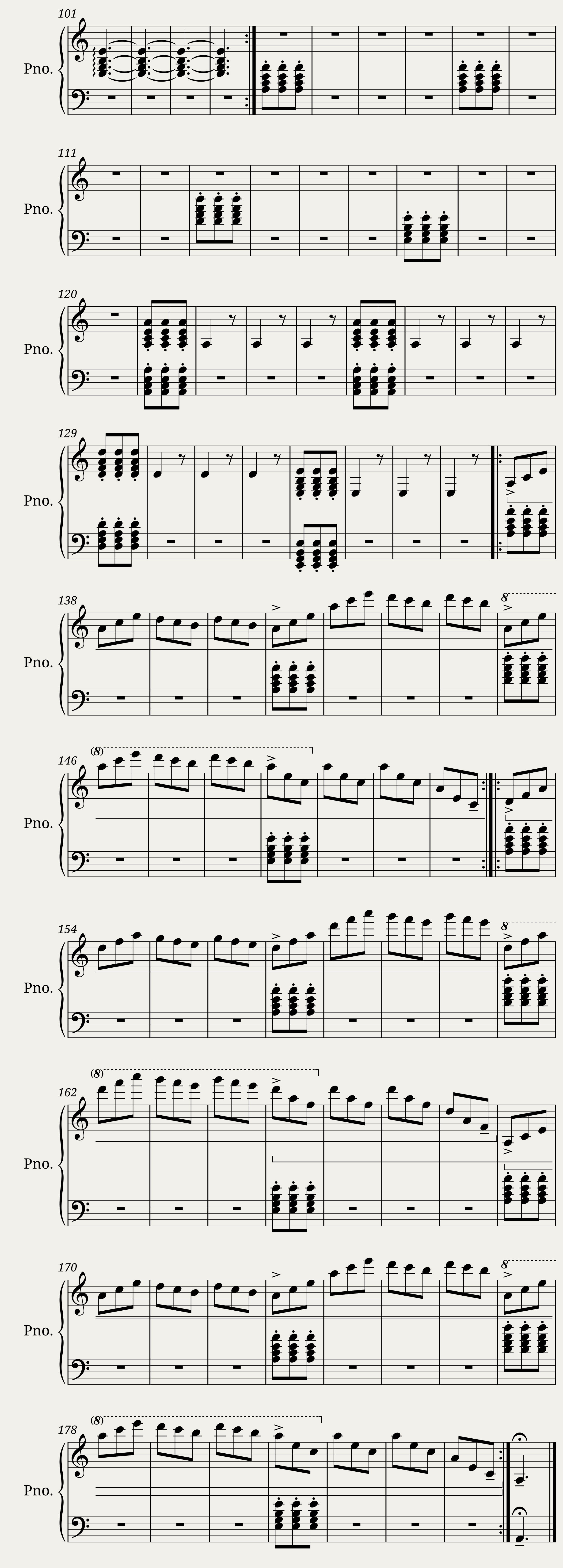Piano Etude in A-Minor Op. 1 No. 3 — 2/2