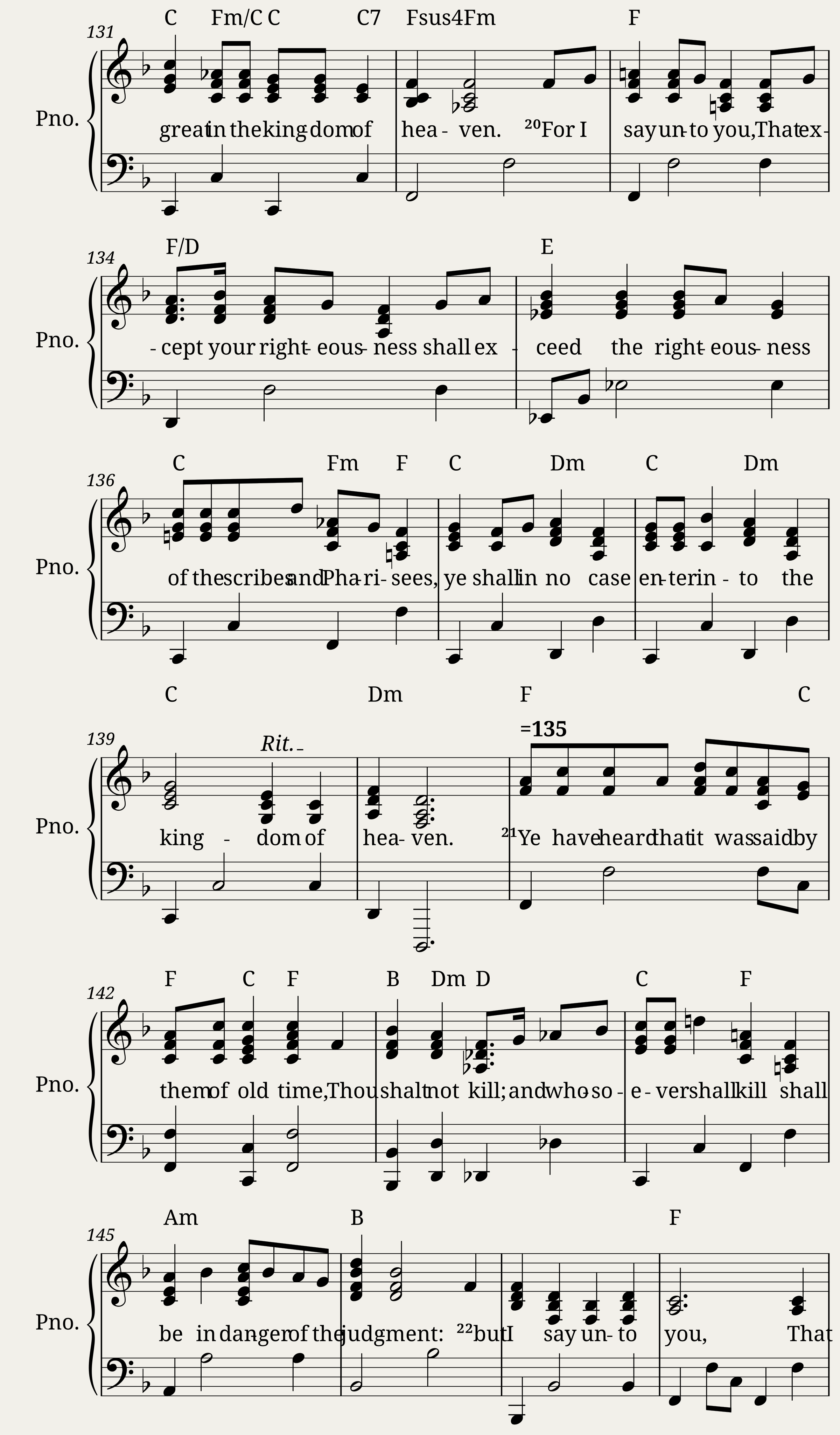Matthew 7:1-29 Scripture Song — 6/10