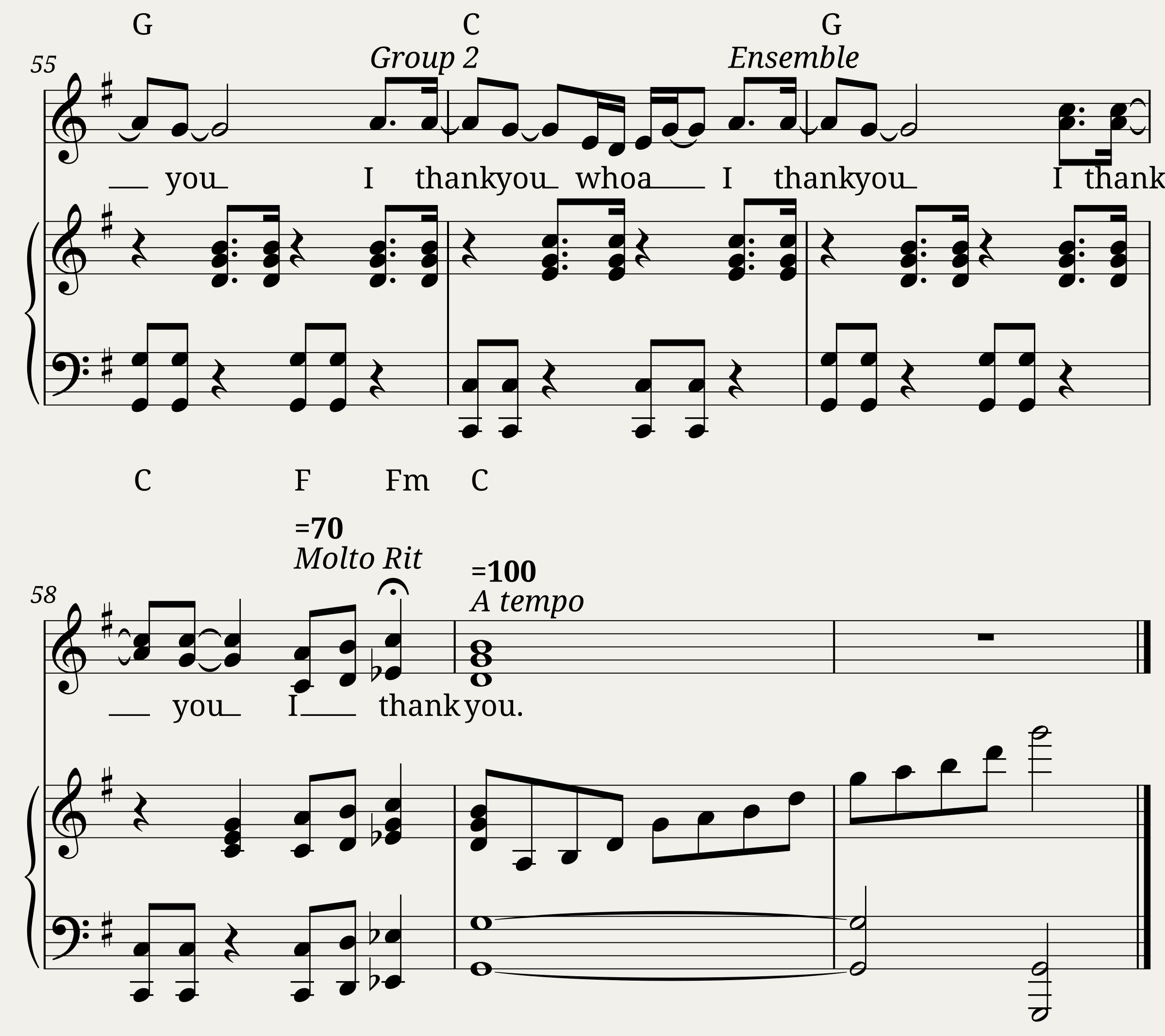 BLUEGRASS Etude for 2 pianos — 4/4