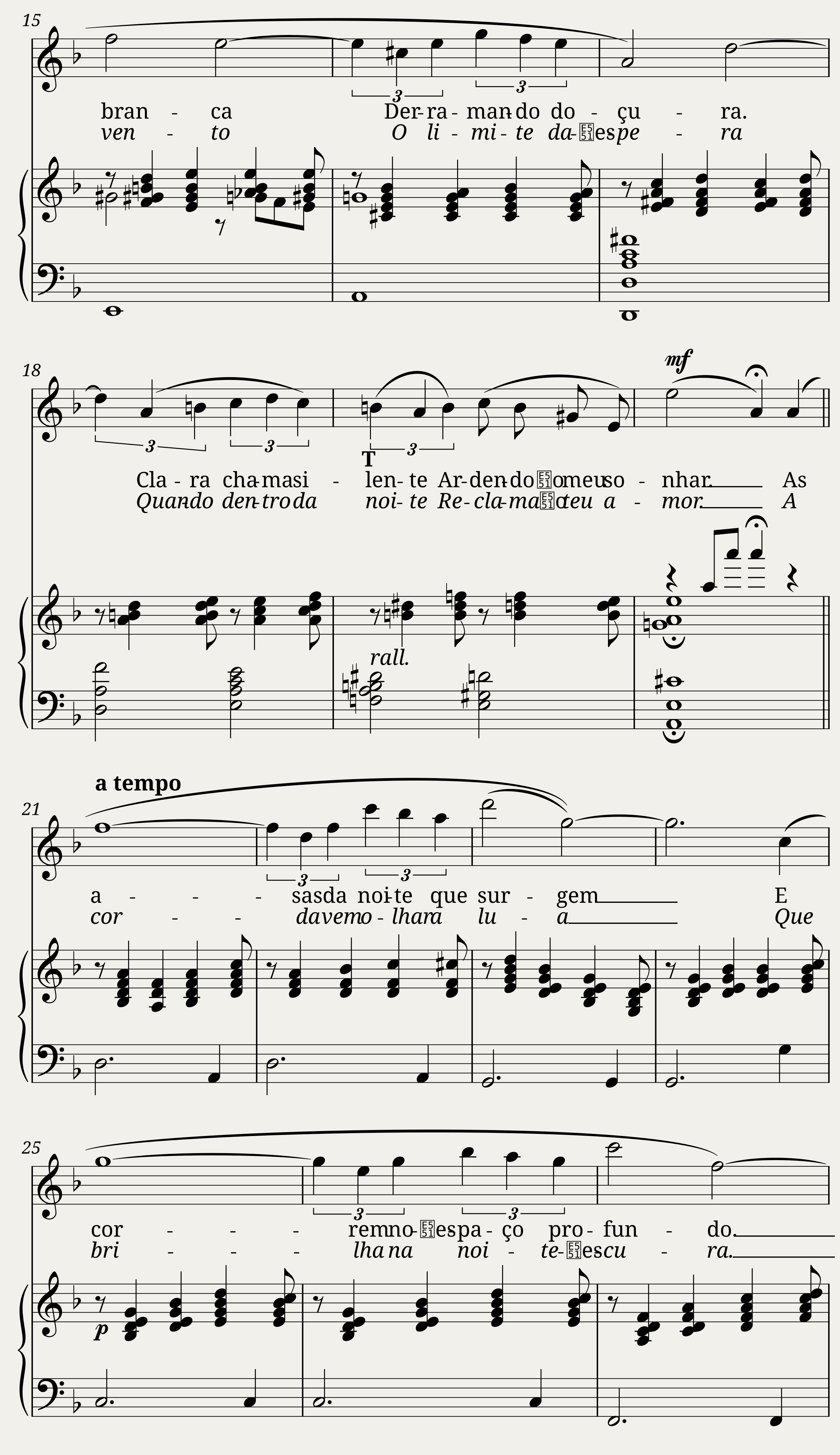 Fa M - Melodia Sentimental arrt H. Villa-Lobos — 2/3