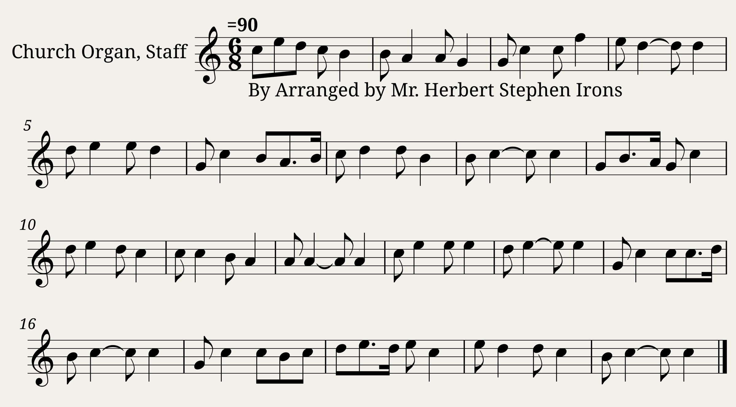 How Blest With More Than Woman's Bliss - Old Carol Also Music Arranged by Mr. Herbert Stephen Irons