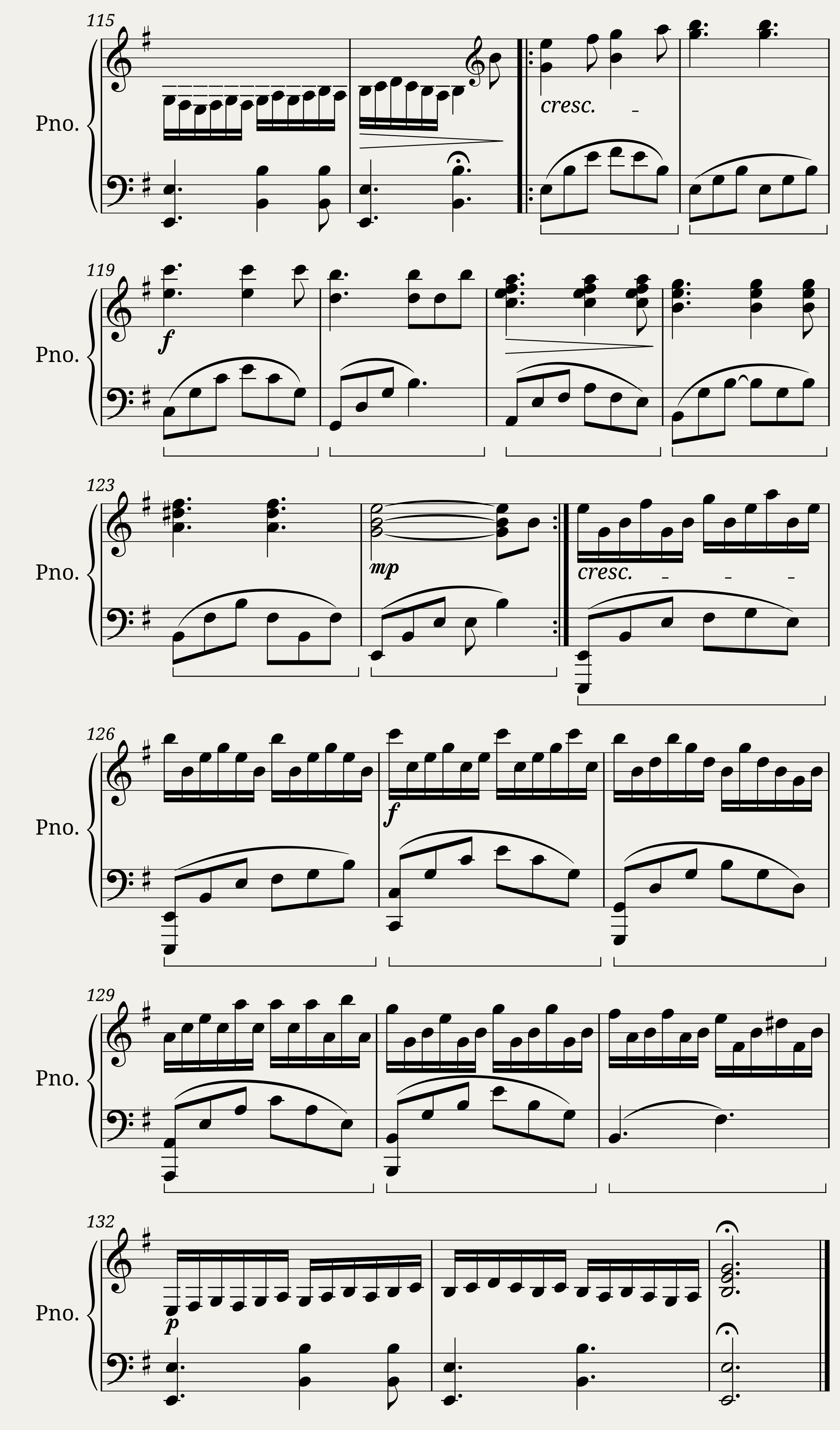 John Field - Nocturne in E flat major Molto moderato — 4/4