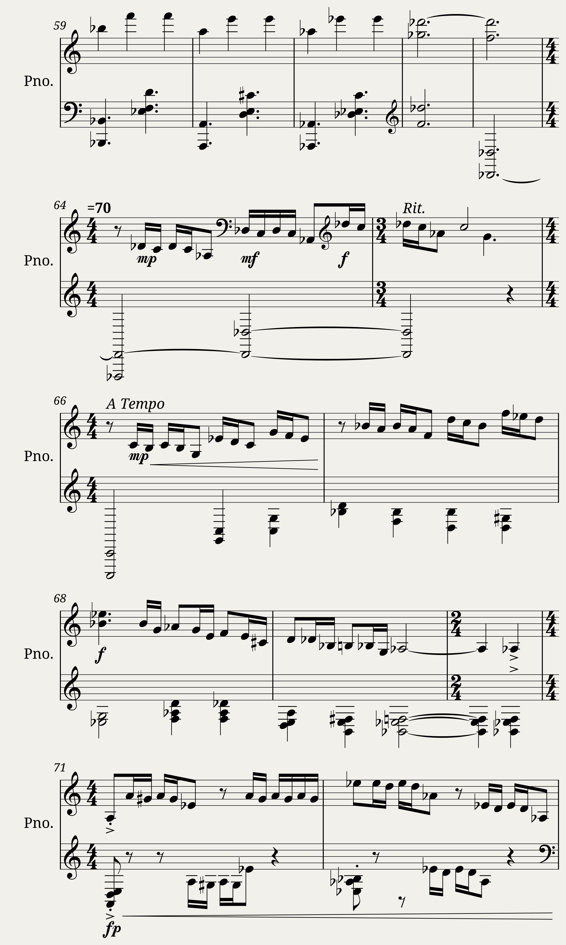 Passacaglia — 3/4