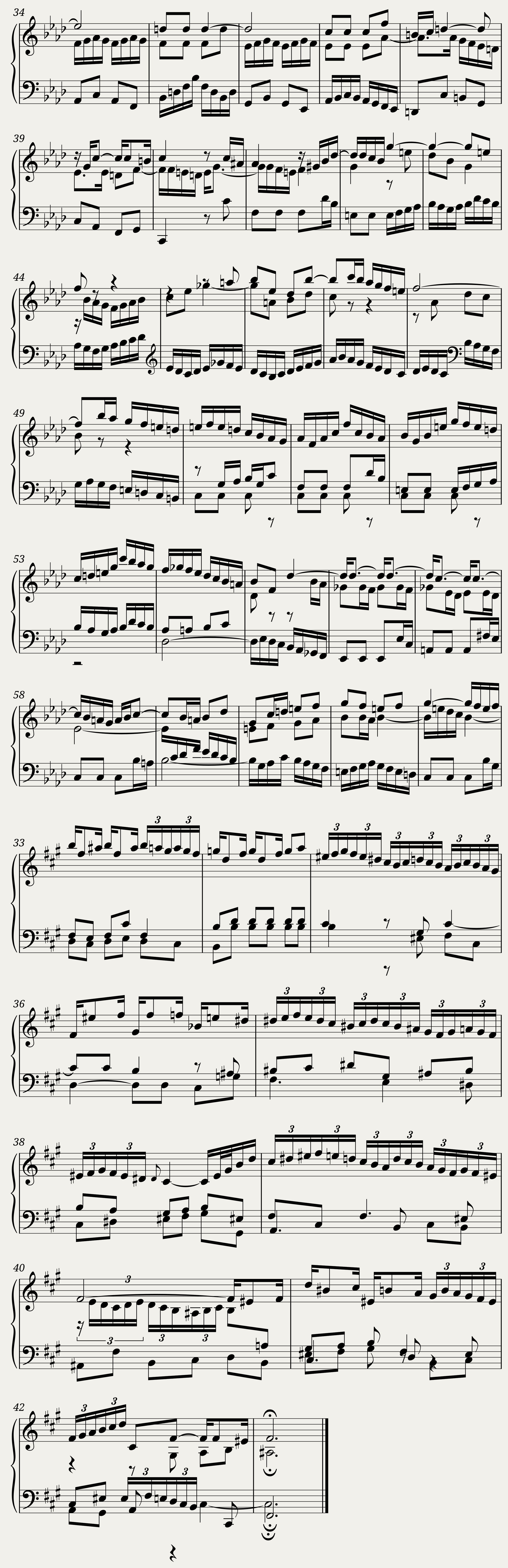 BWV 880 The Well-Tempered Clavier Part II Praeludium XI — 2/5