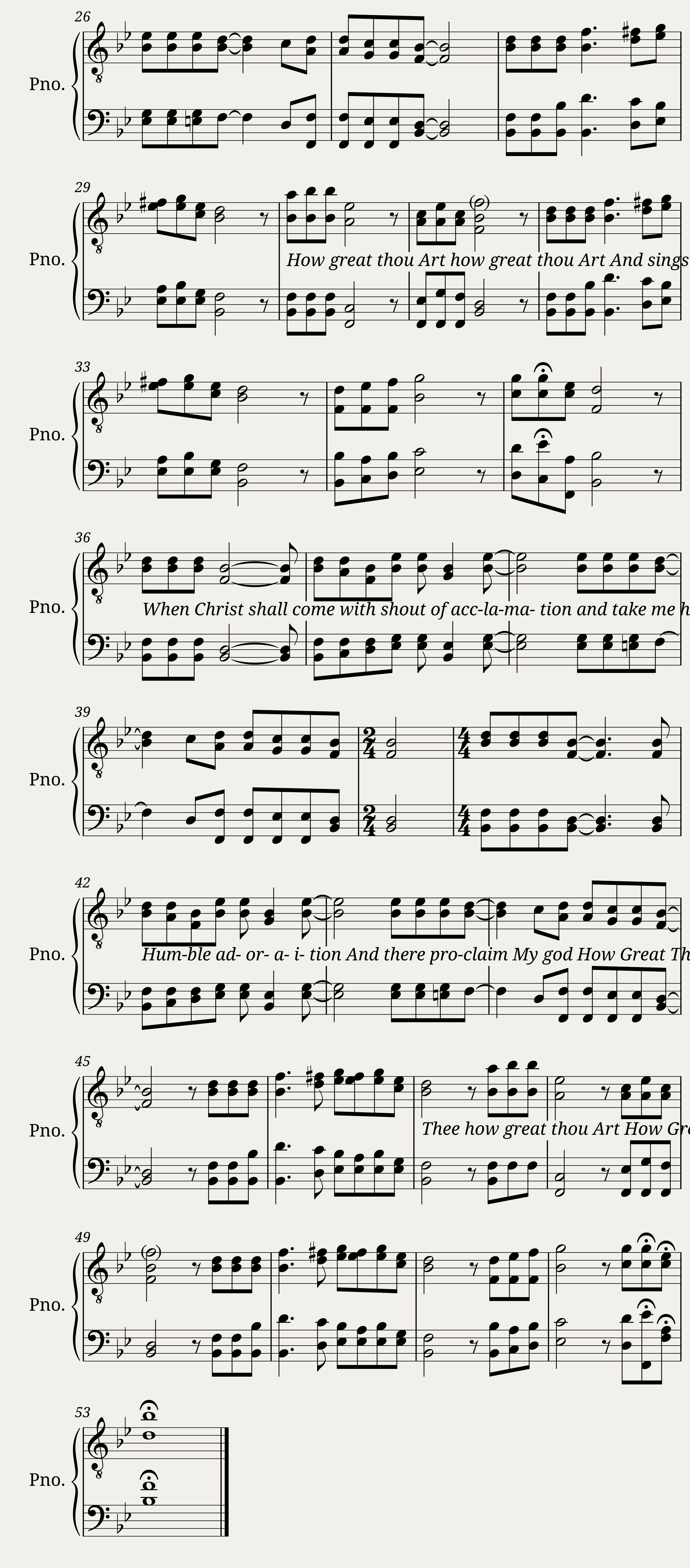 How Great Thou Art — 2/2