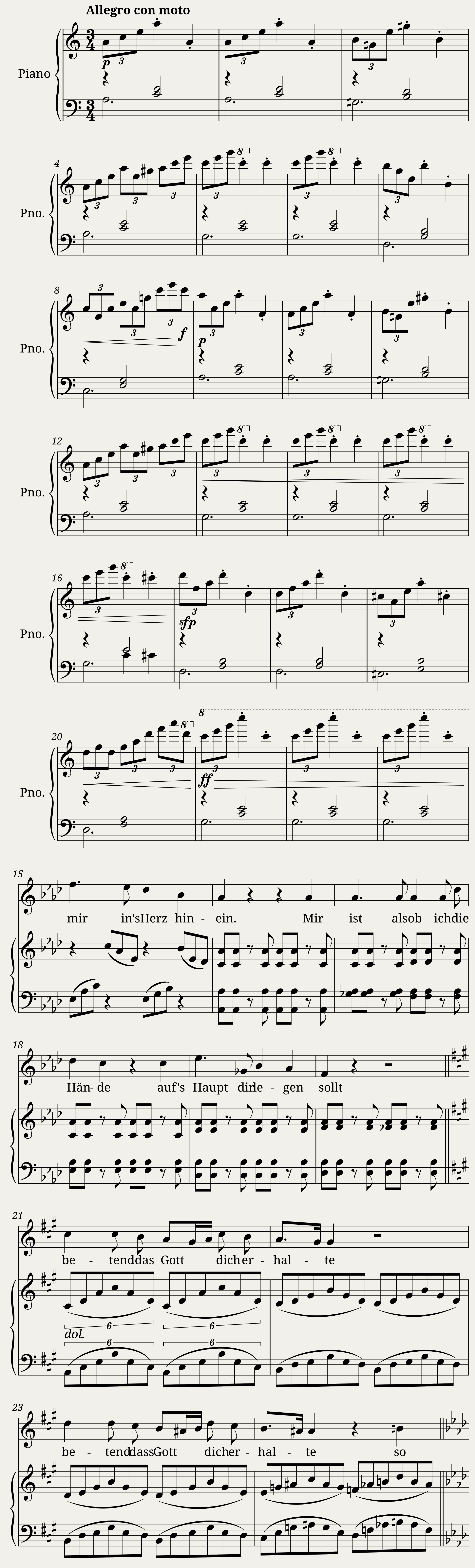 Minuet in A minor — 1/2