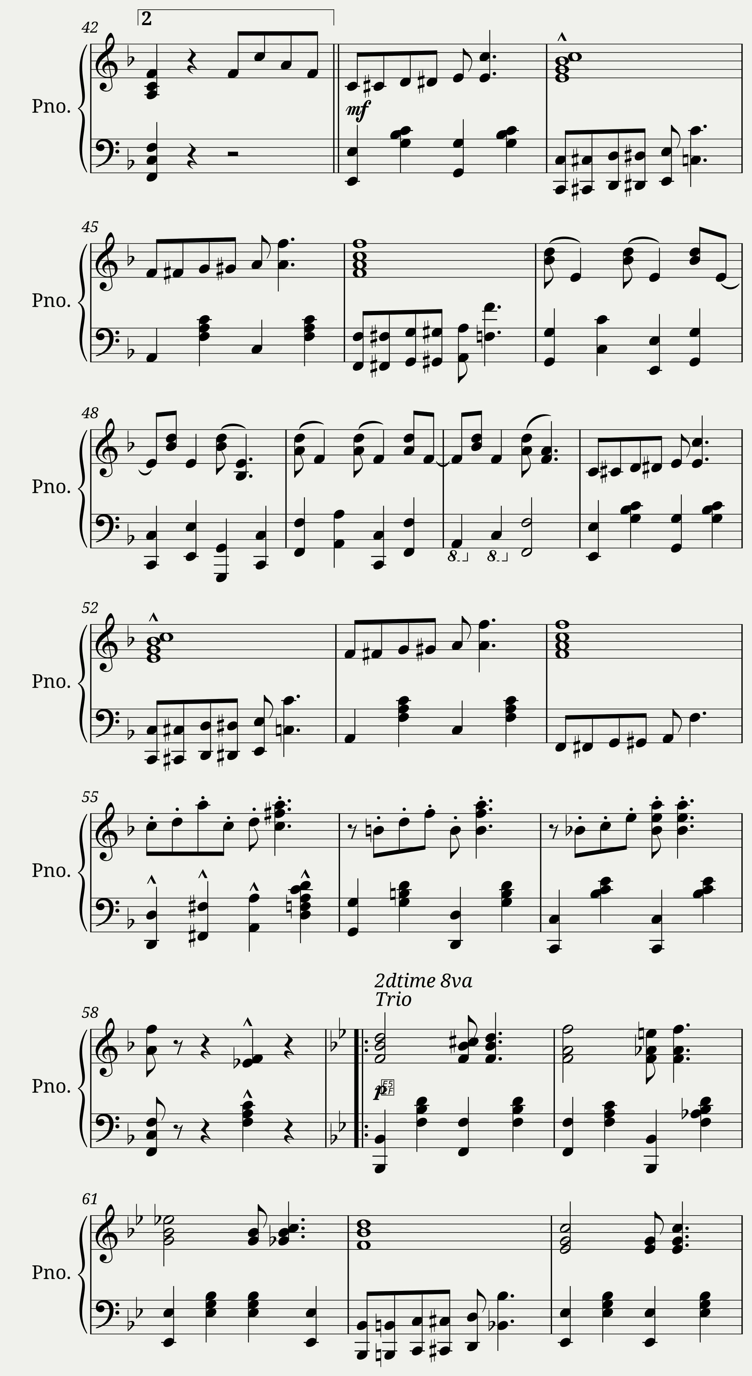Minuet in A minor — 2/2