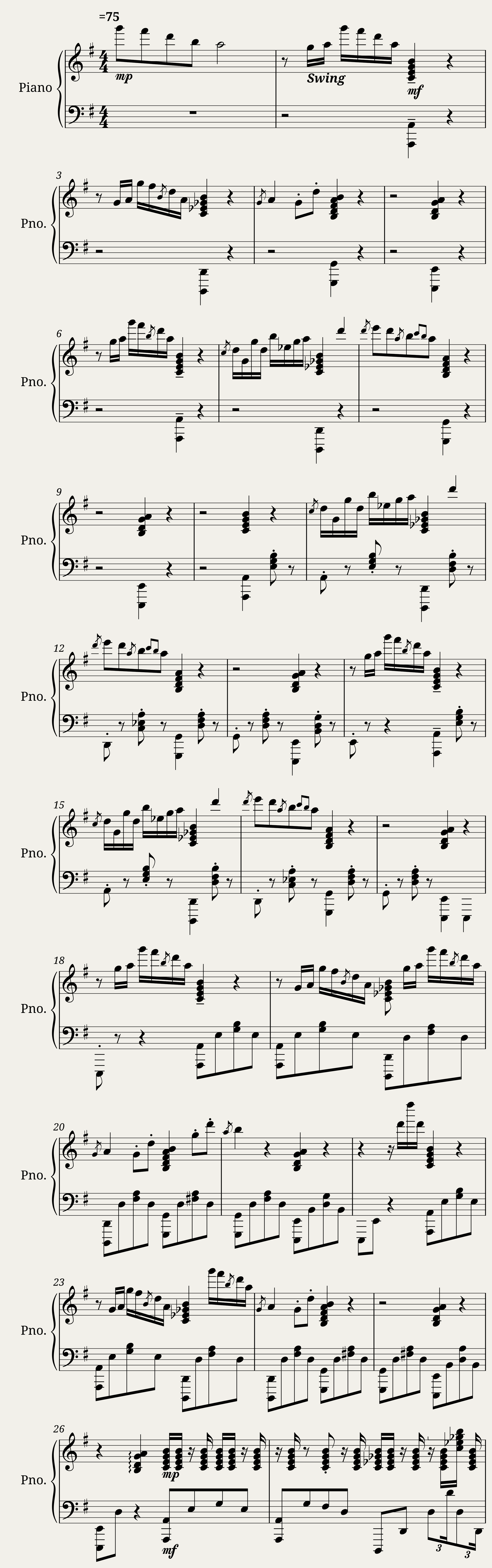 Hot Milk Snail House Piano Arrangement — 1/3