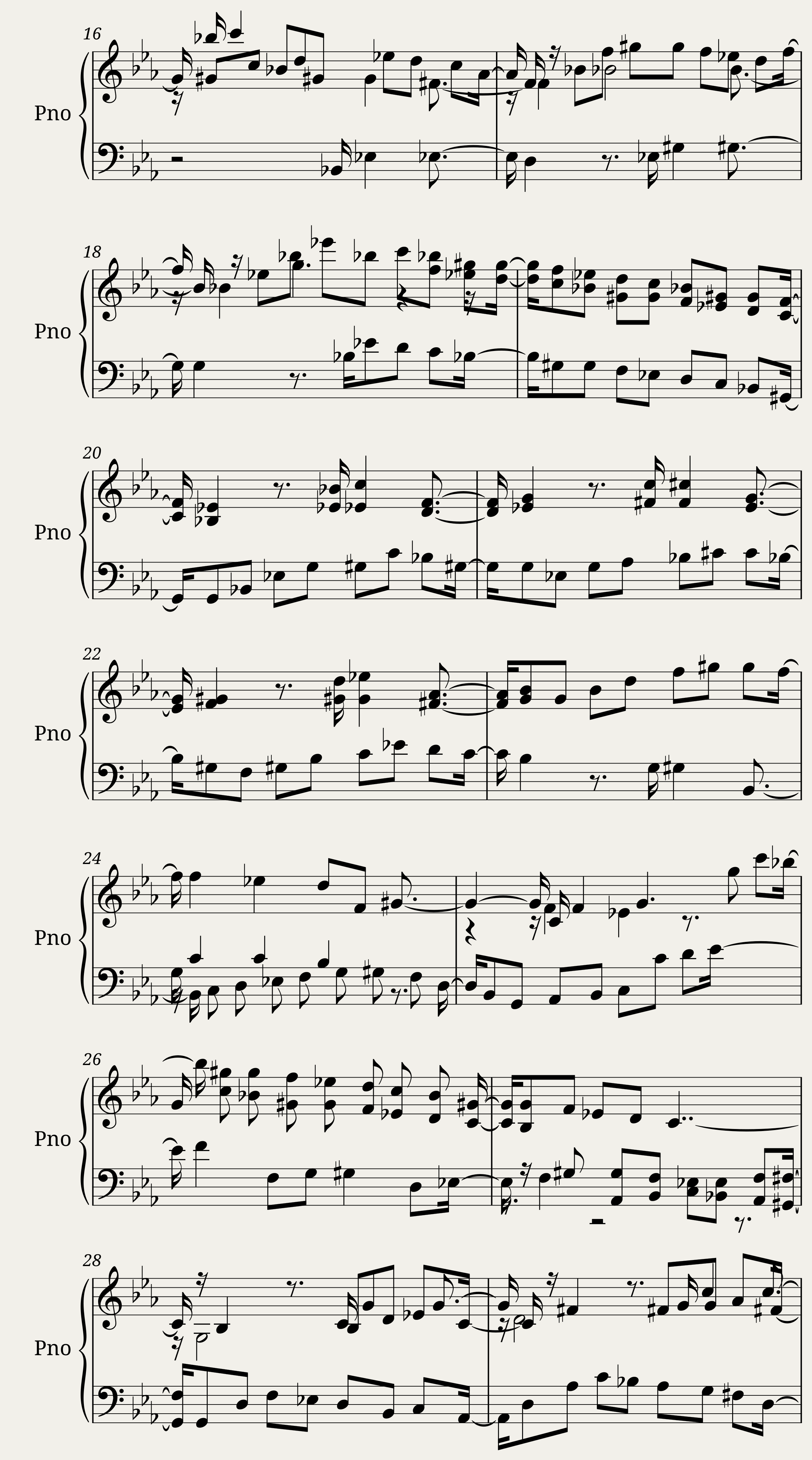 Fugue in E-flat Major KV 153/375f — 2/4