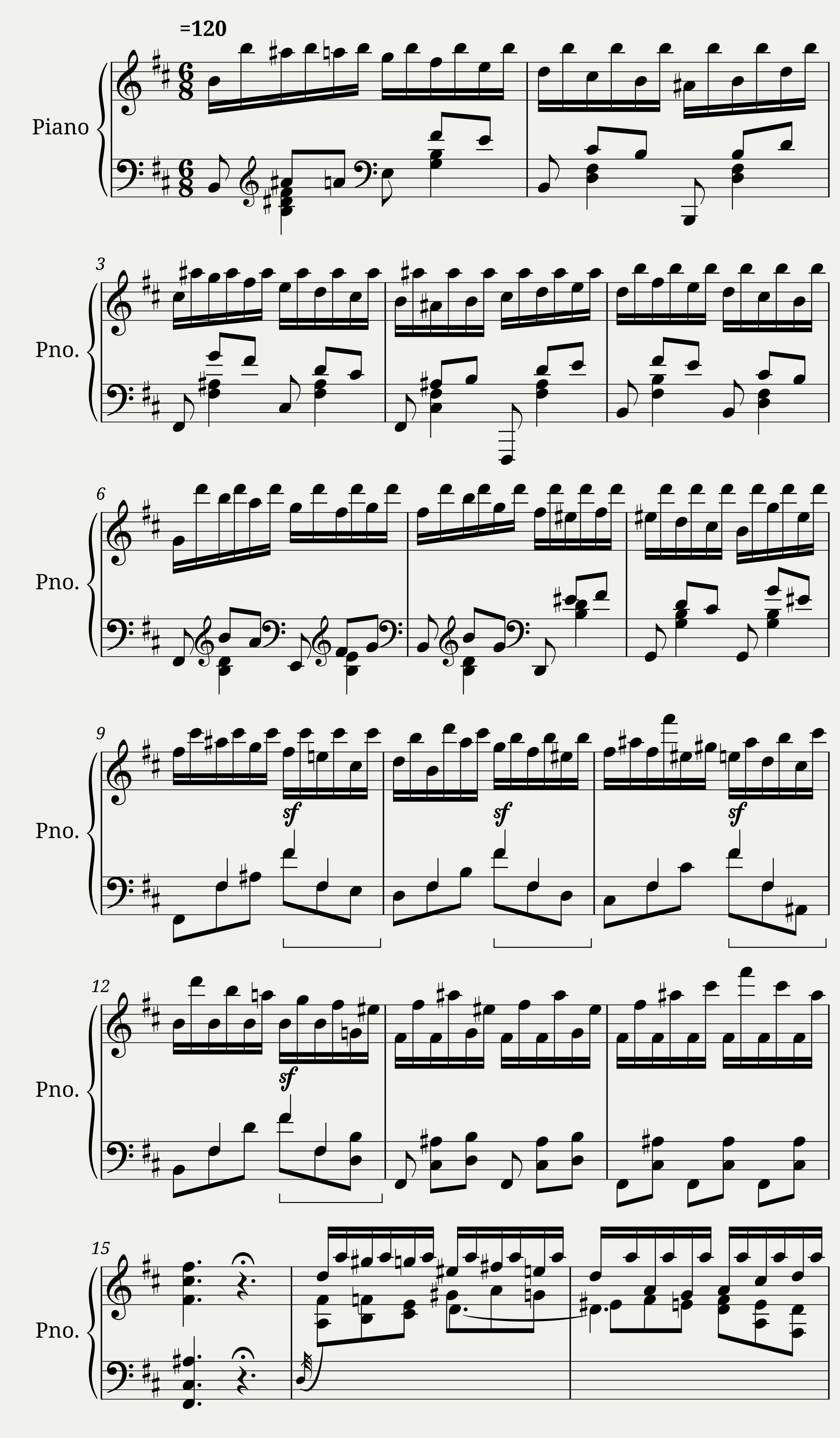 Concert Étude after Paganini's 2nd Caprice - R. Schumann Op. 10 No. 5 — 1/5