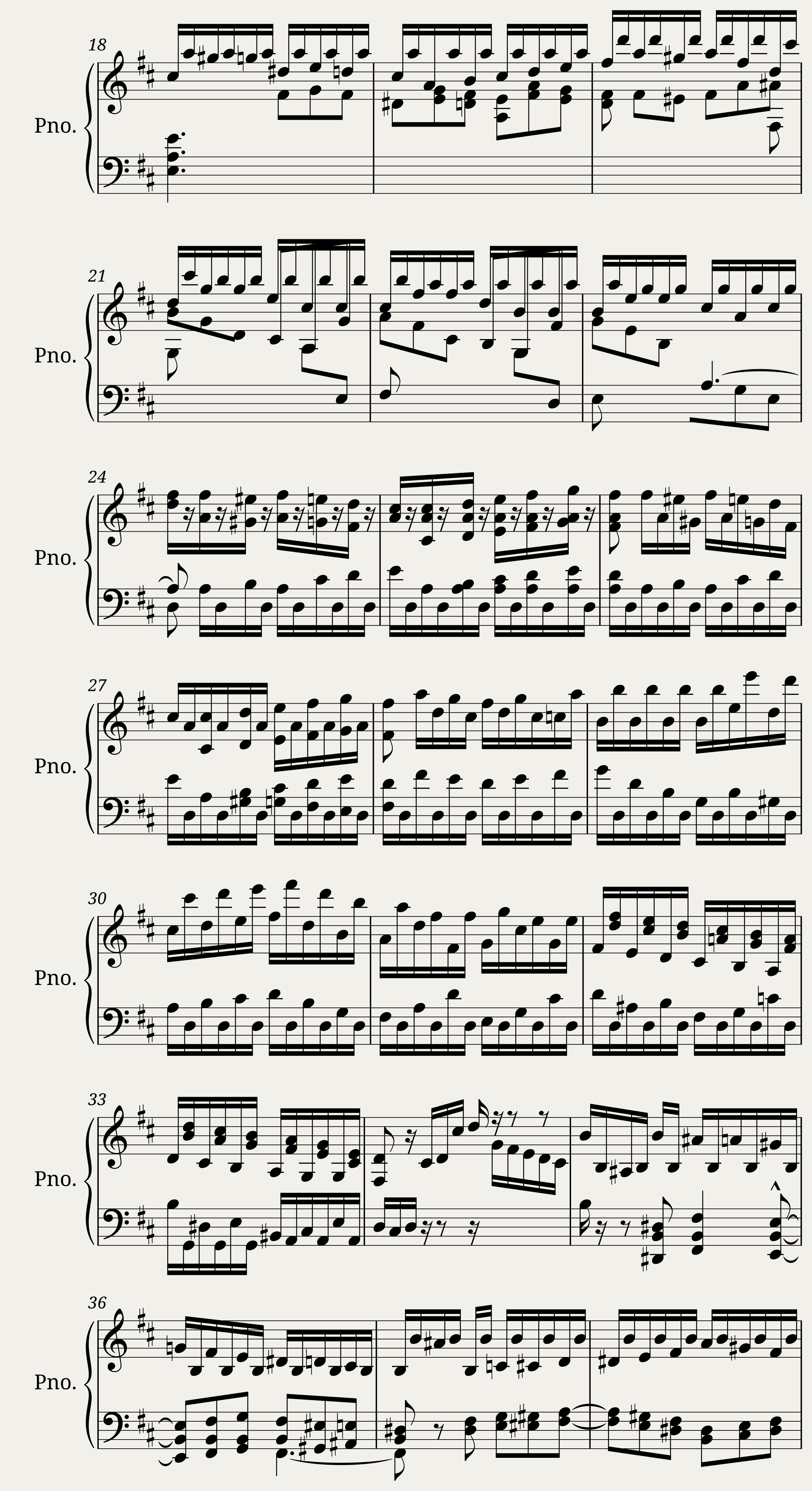 Concert Étude after Paganini's 2nd Caprice - R. Schumann Op. 10 No. 5 — 2/5
