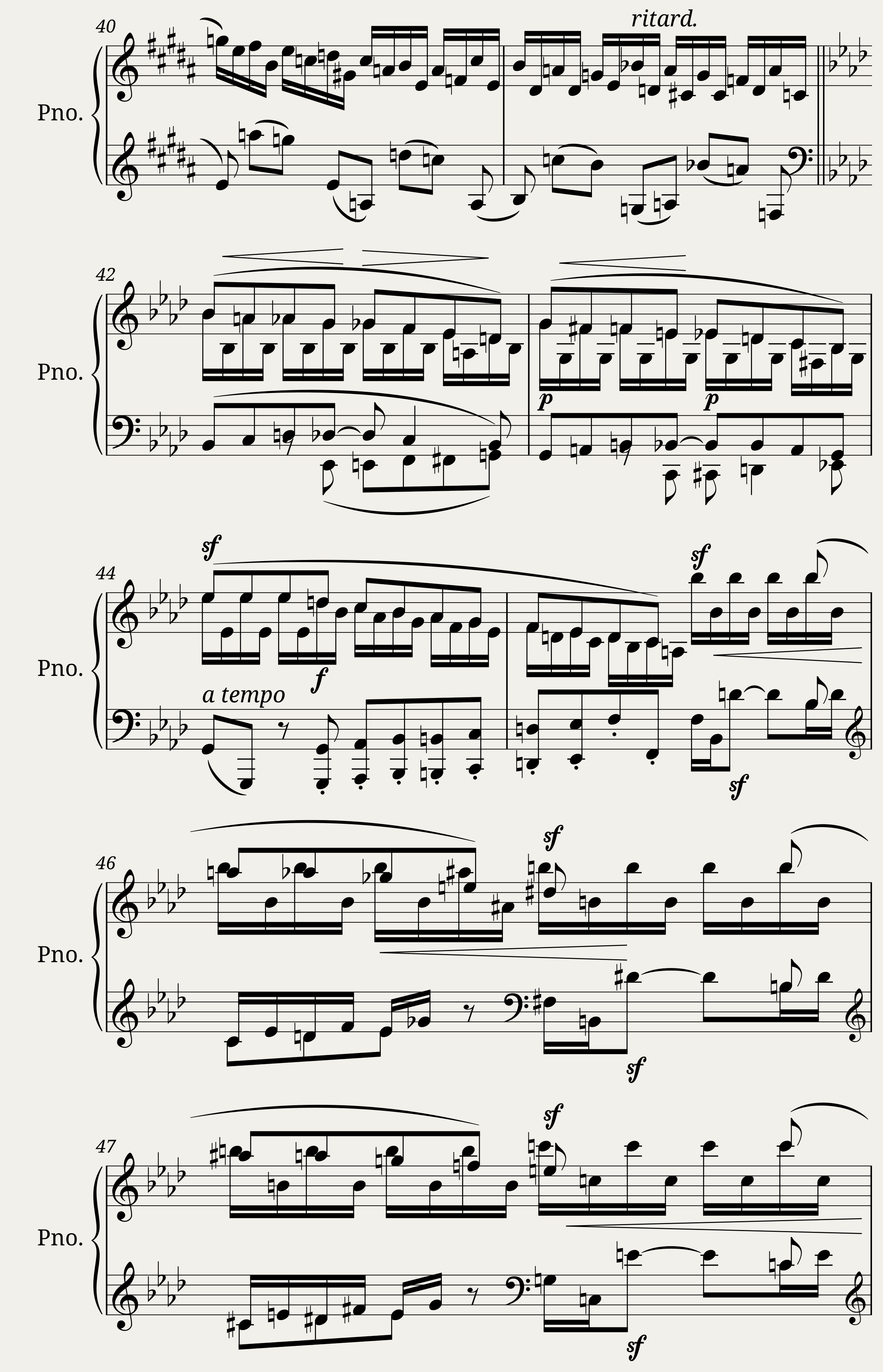 Concert Étude after Paganini's 2nd Caprice - R. Schumann Op. 10 No. 5 — 4/5