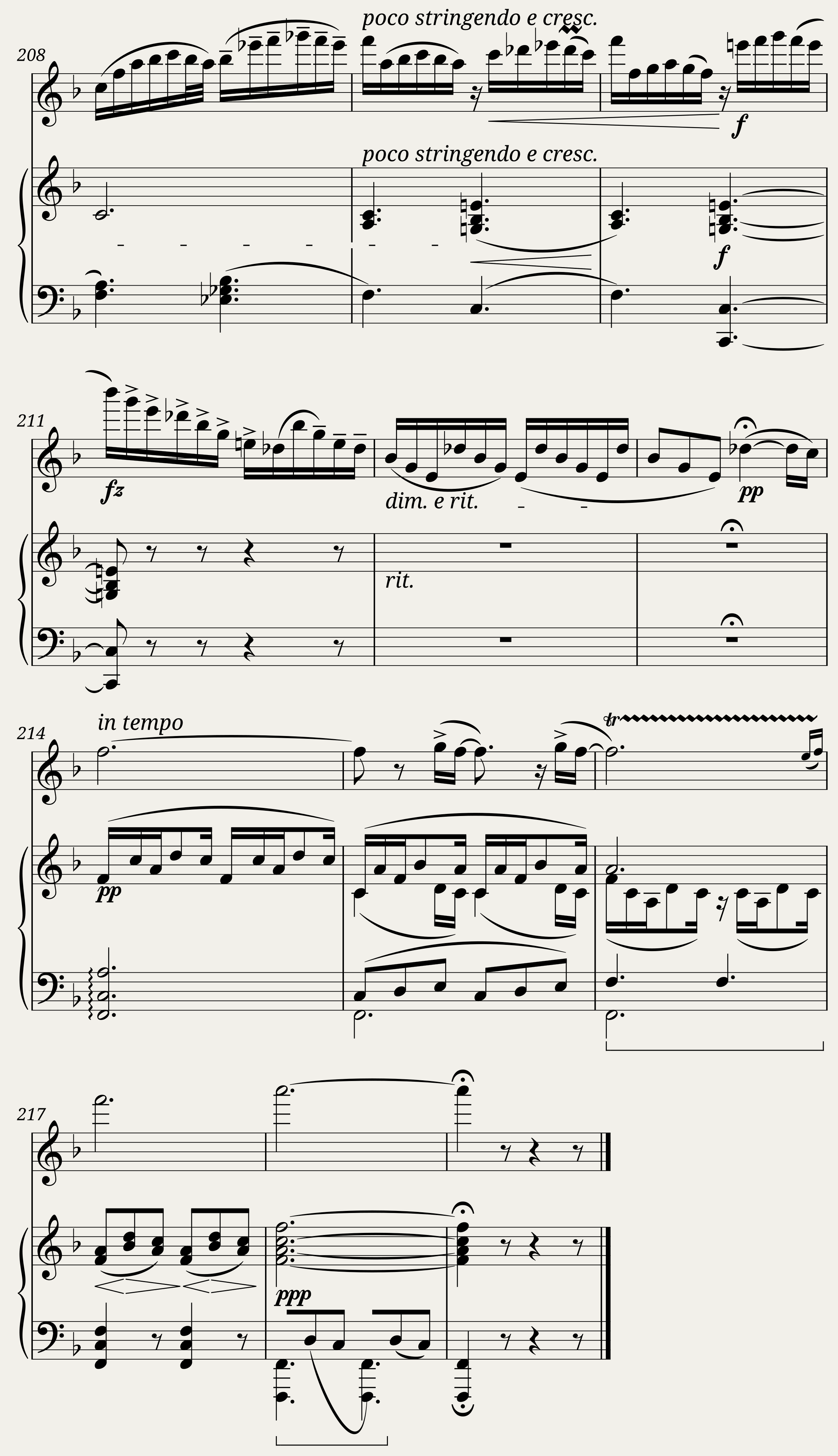 Romance Op. 11 - Antonín DvoÅák (for Violin and Piano) — 14/14
