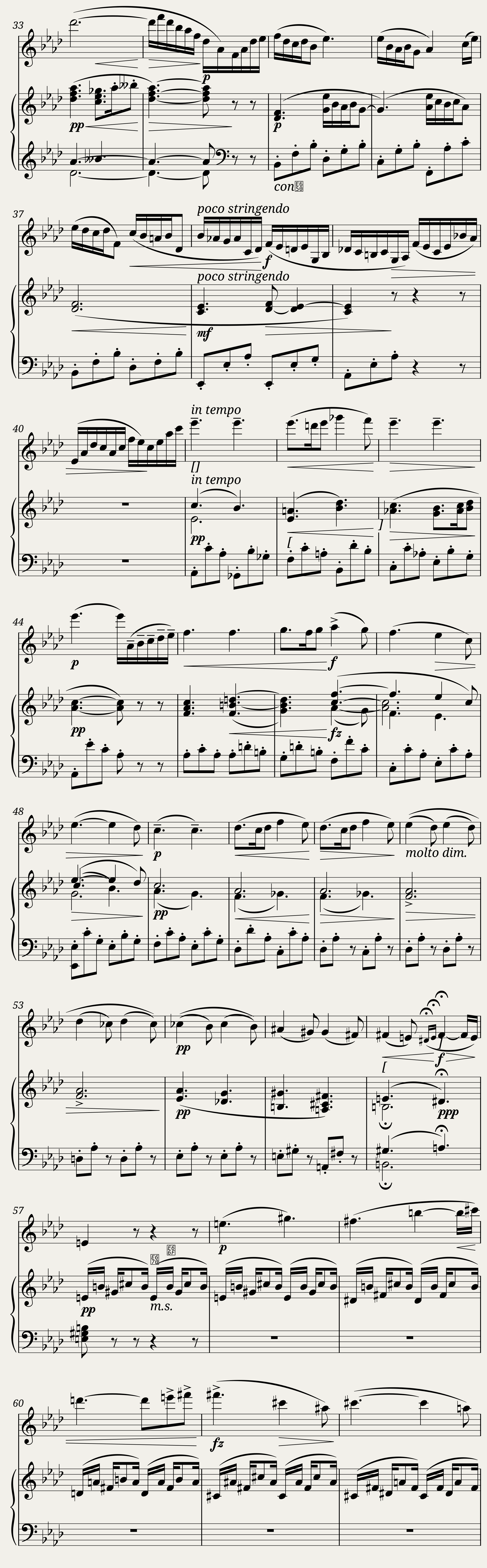 Romance Op. 11 - Antonín DvoÅák (for Violin and Piano) — 2/14