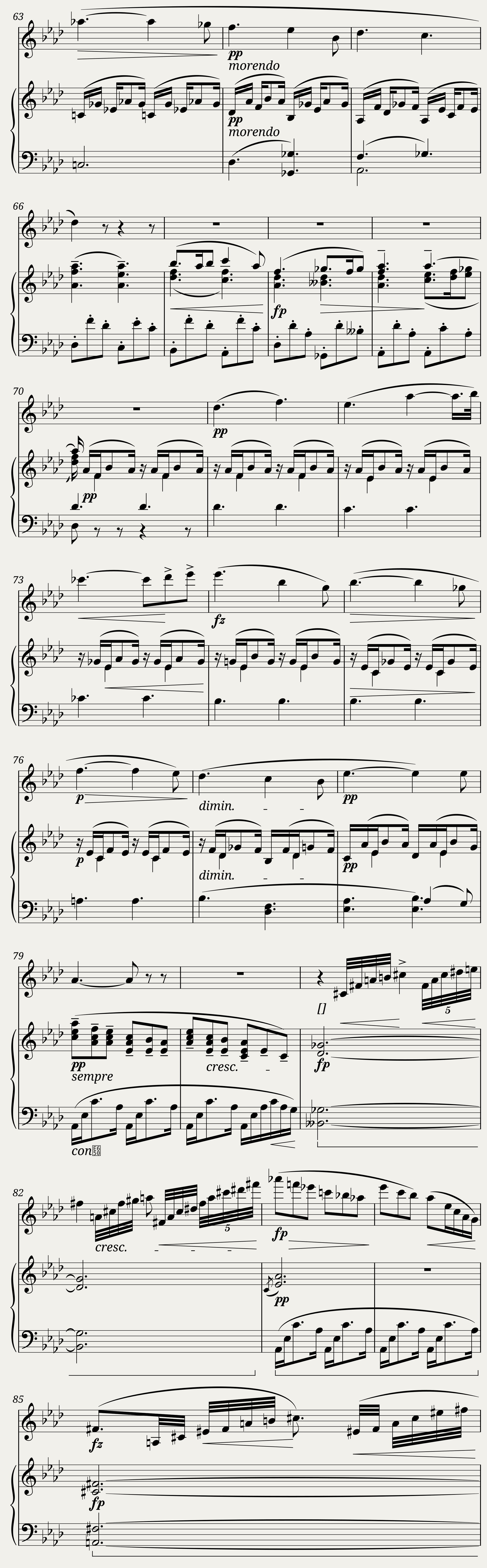 Romance Op. 11 - Antonín DvoÅák (for Violin and Piano) — 3/14