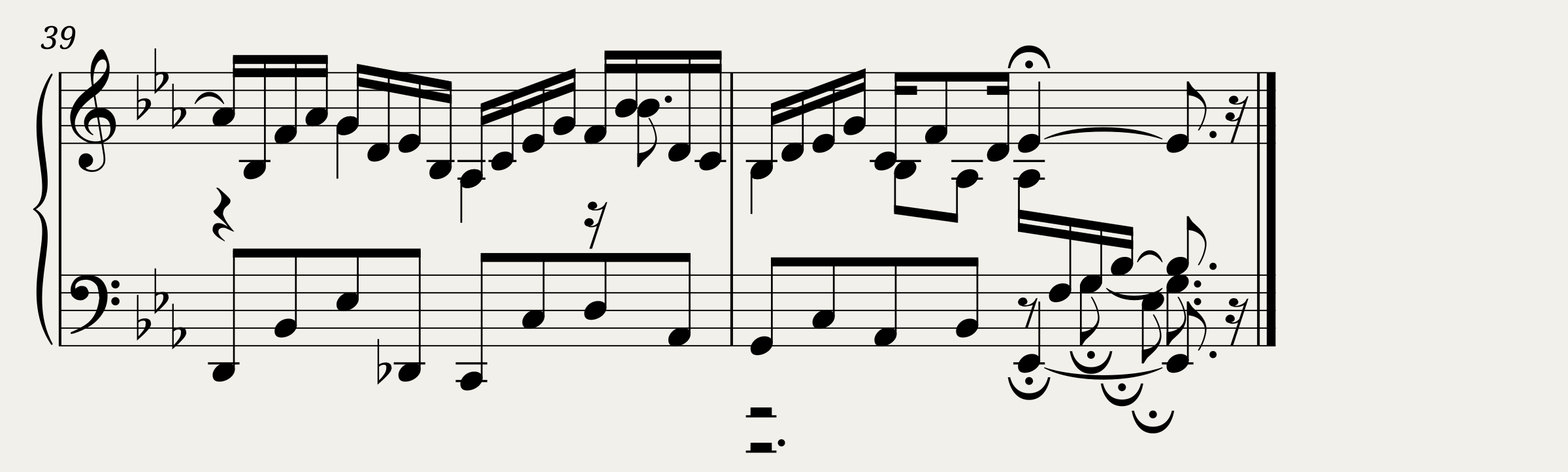 BWV 815 French Suite IV Alemande — 3/3