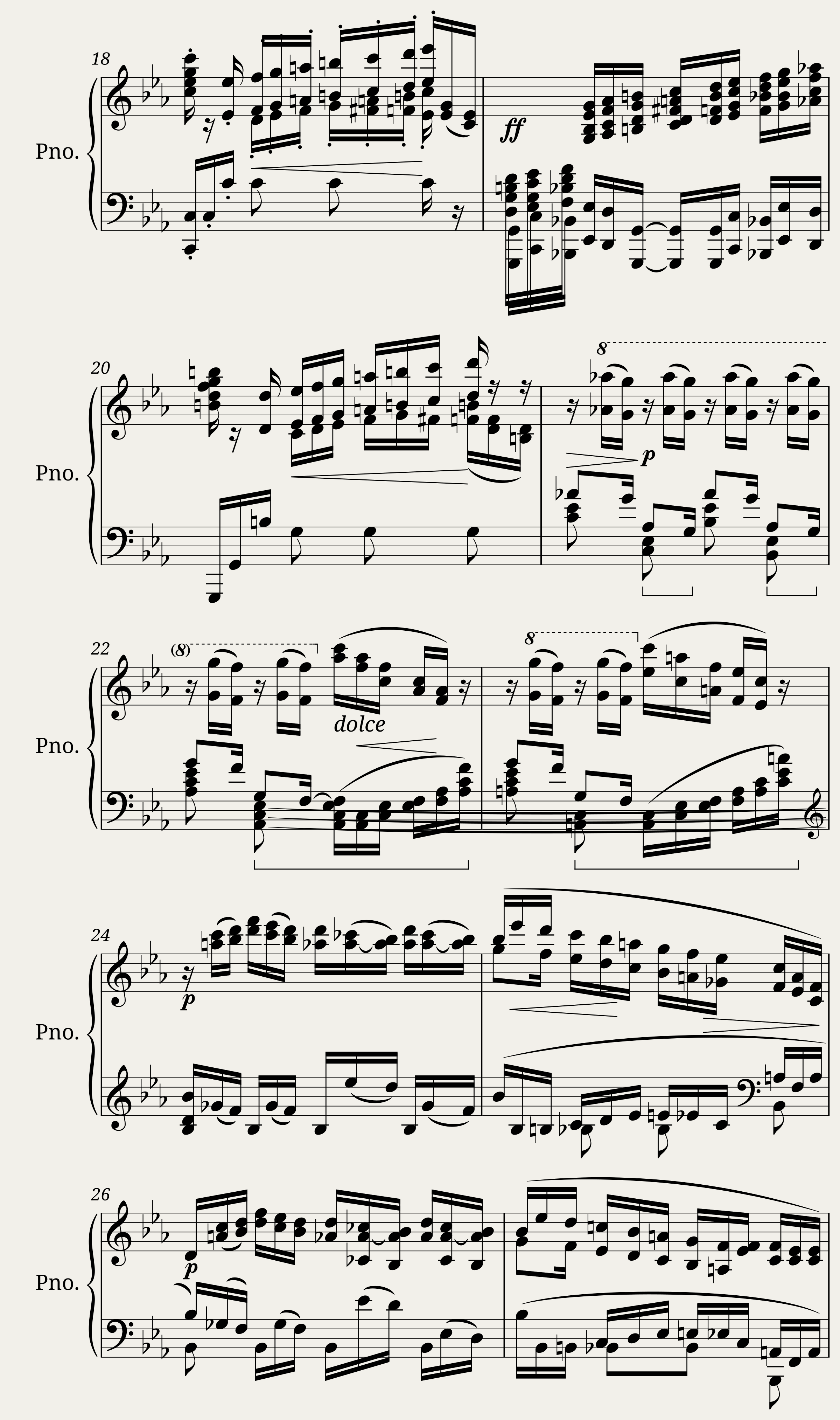 Concert Étude after Paganini's 6th Caprice - R. Schumann Op. 10 No. 2 — 2/5