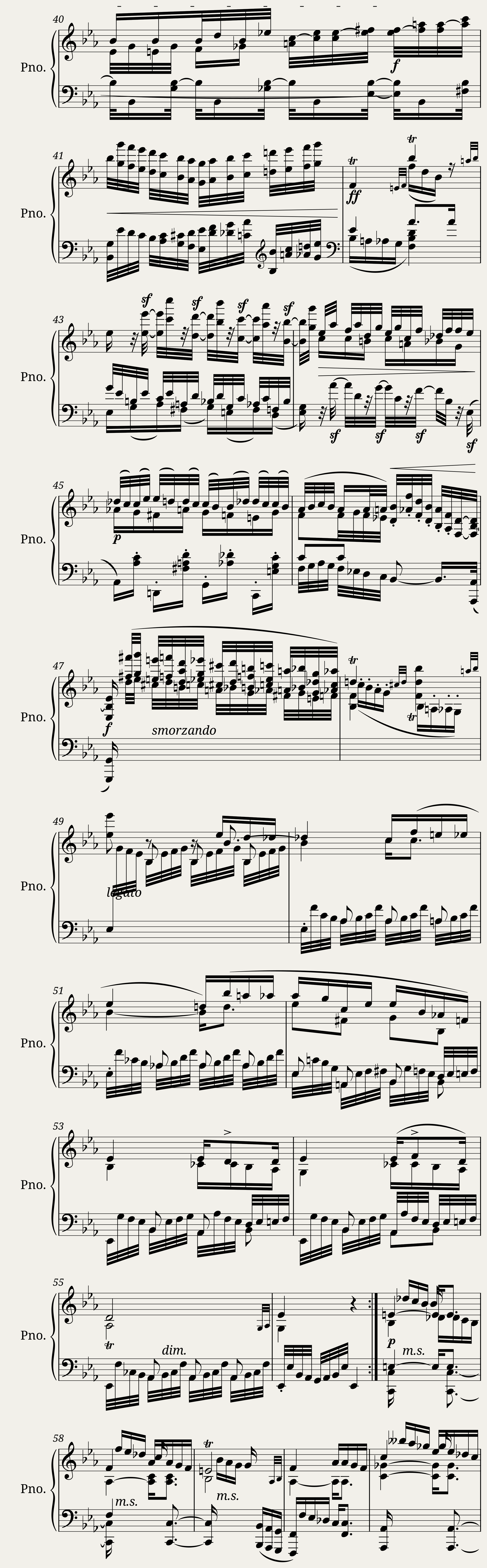 Concert Étude after Paganini's 6th Caprice - R. Schumann Op. 10 No. 2 — 4/5