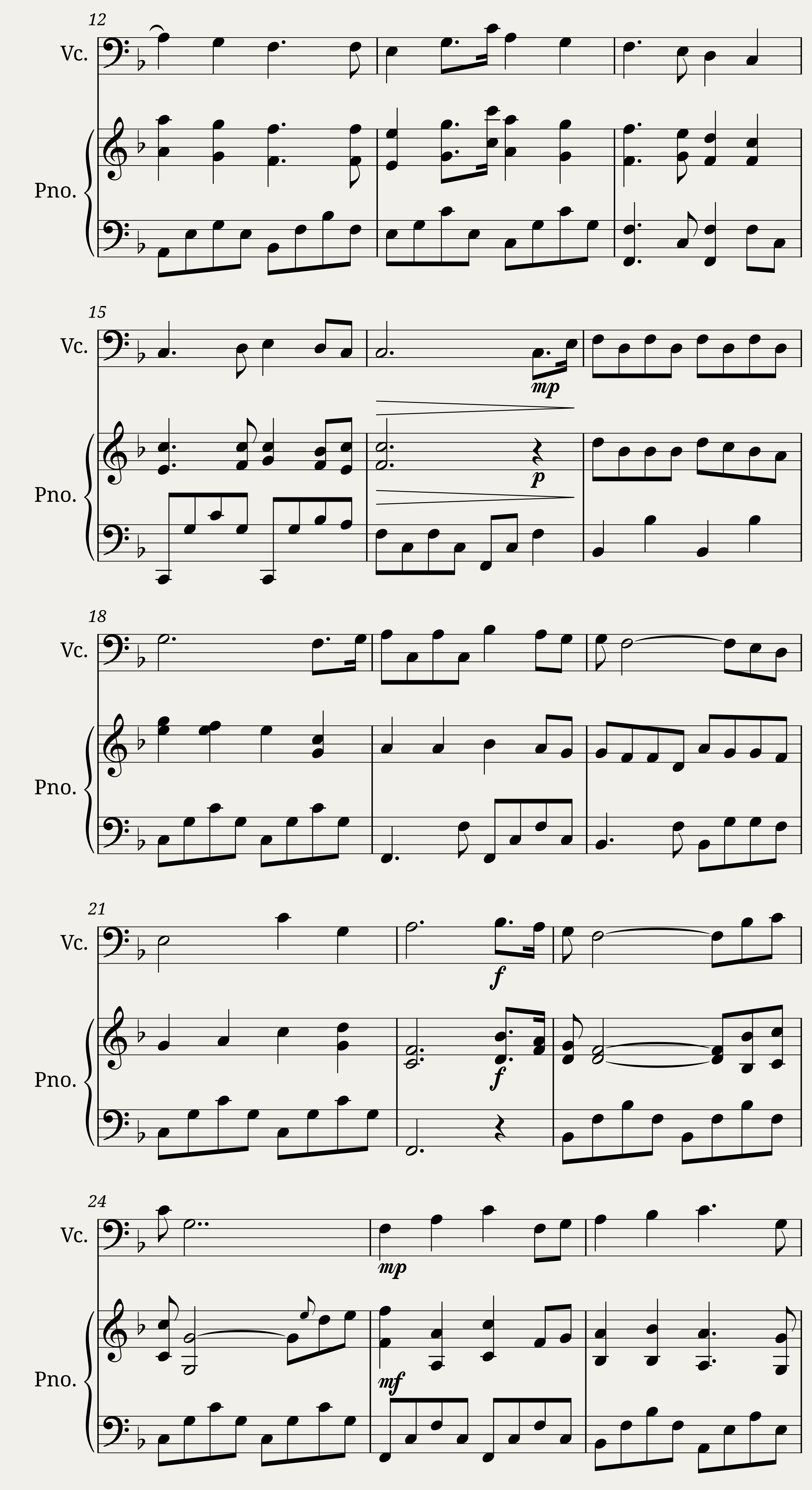 Wolves cello — 2/4