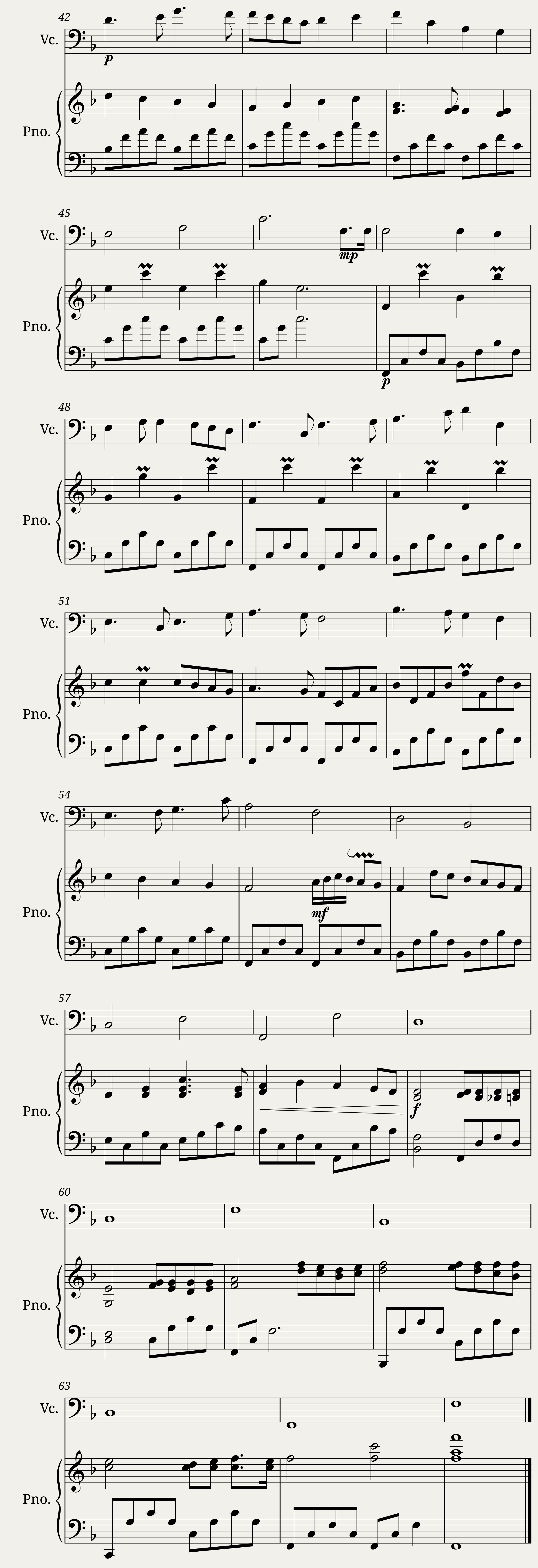 Wolves cello — 4/4