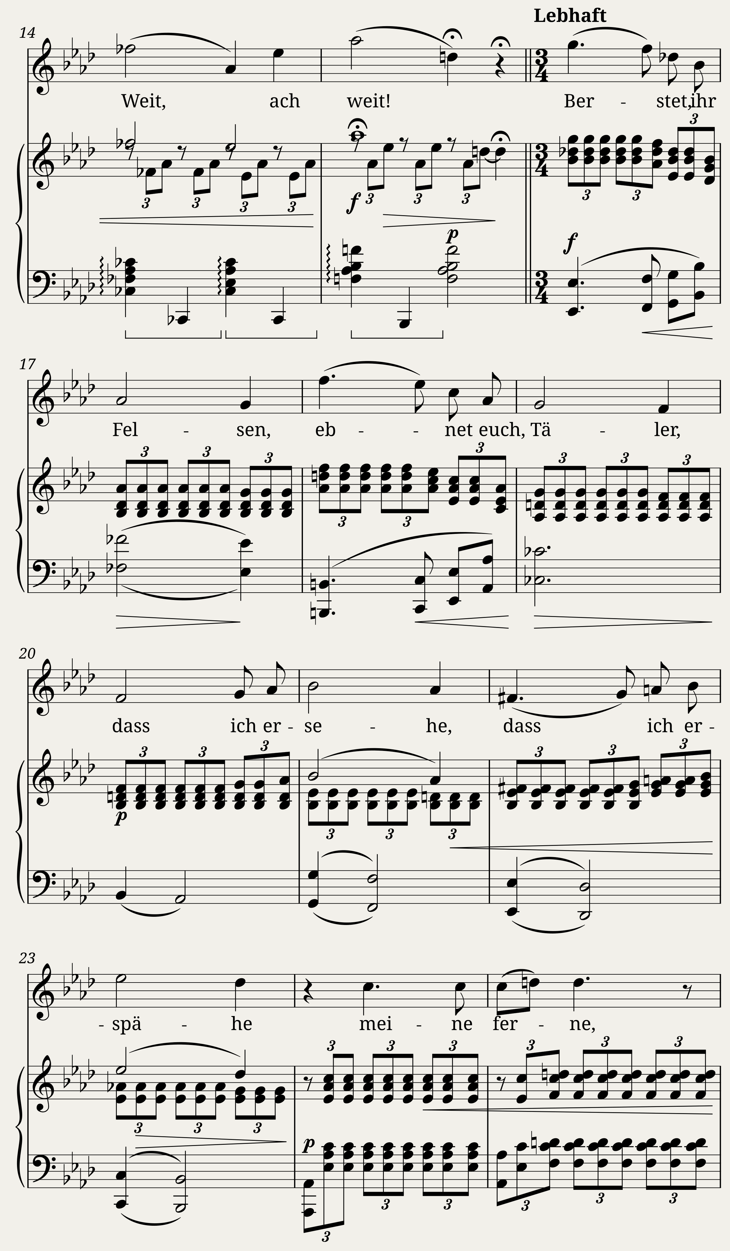 Brahms Johannes - 5 Lieder Op.49 No.3 - Sehnsucht — 2/3