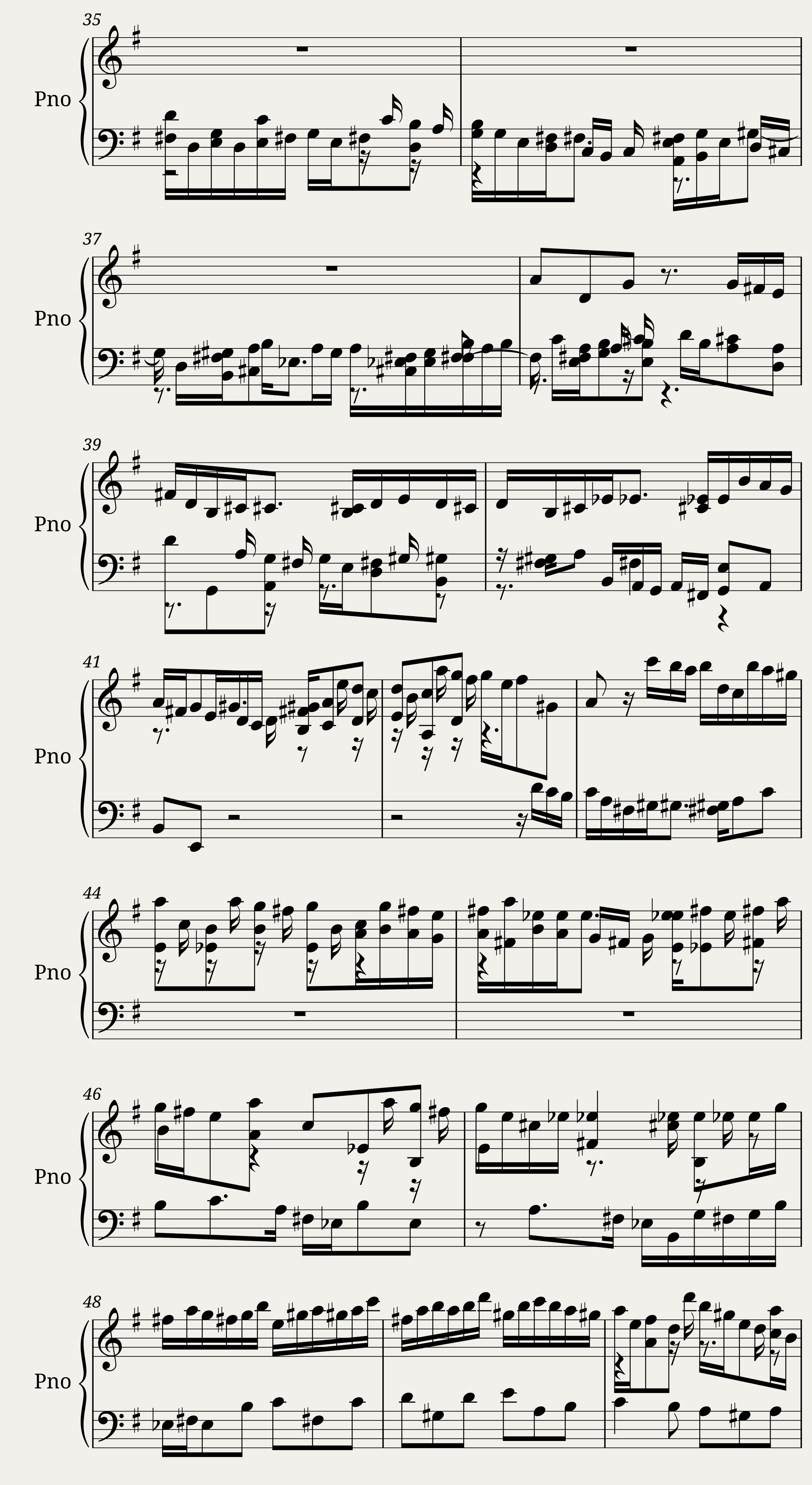 Six Partitas (Clavierubung part I): No. 5 — 3/4