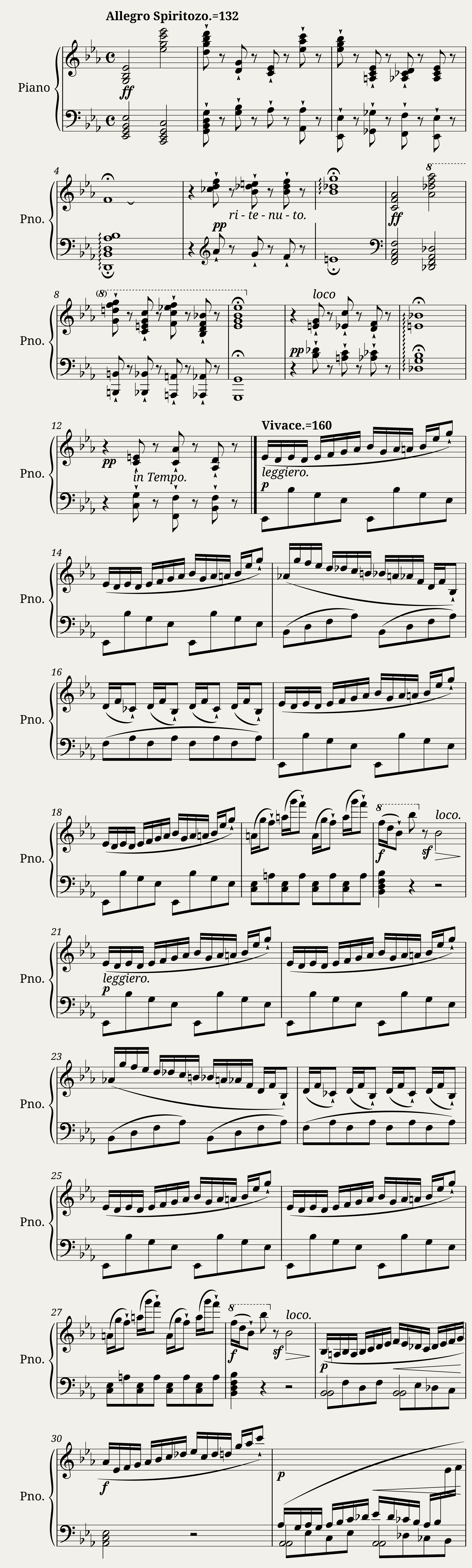Moscheles's Impromptu in E-flat — 1/11