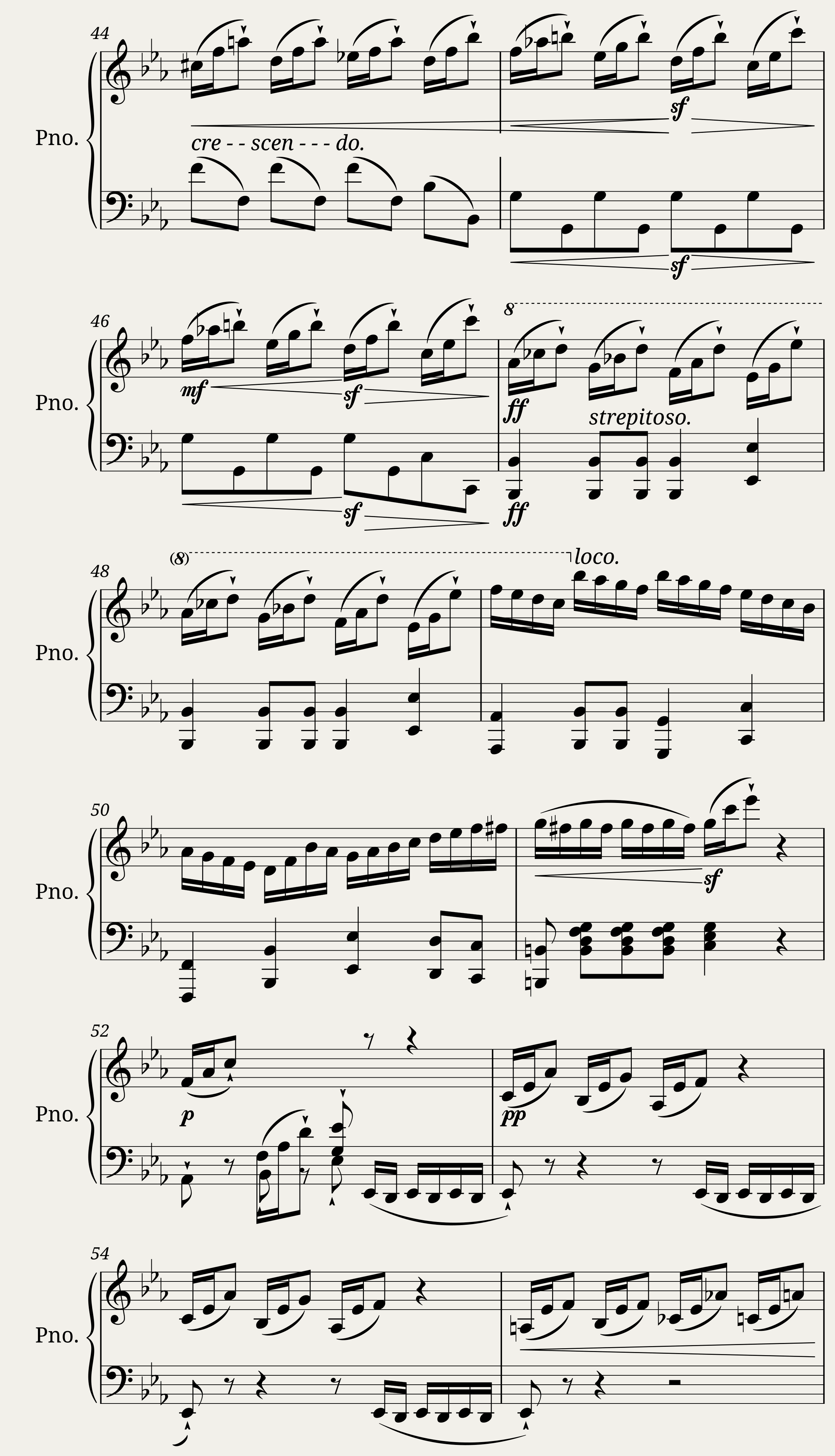 Moscheles's Impromptu in E-flat — 3/11